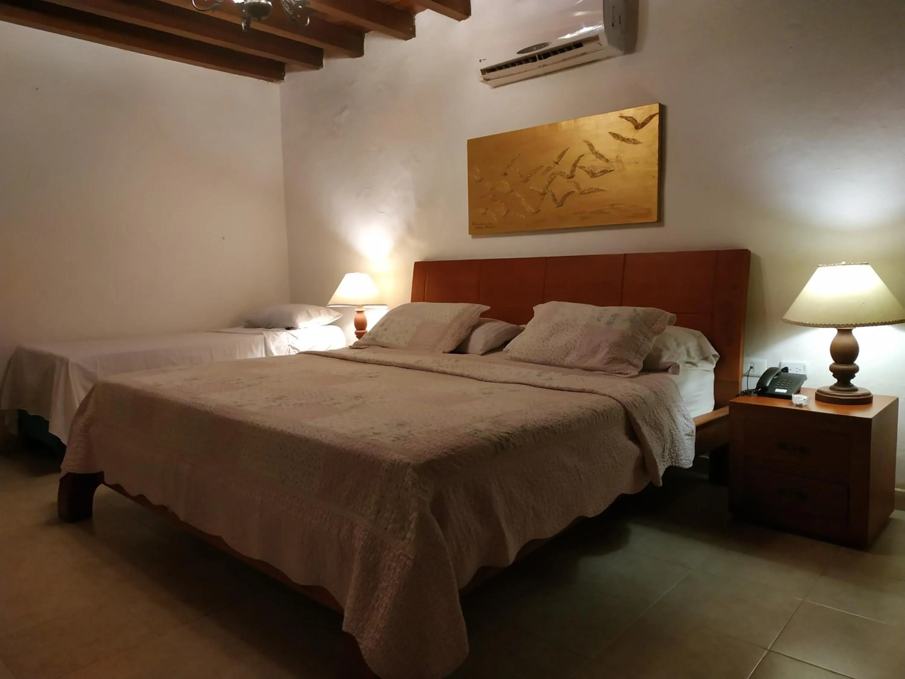 Bed in Casa India Catalina