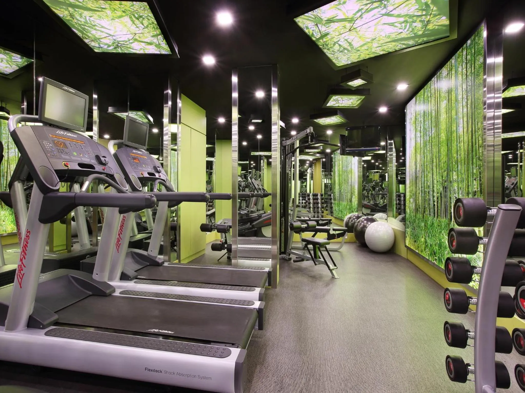 Fitness centre/facilities in Village Hotel Albert Court by Far East Hospitality