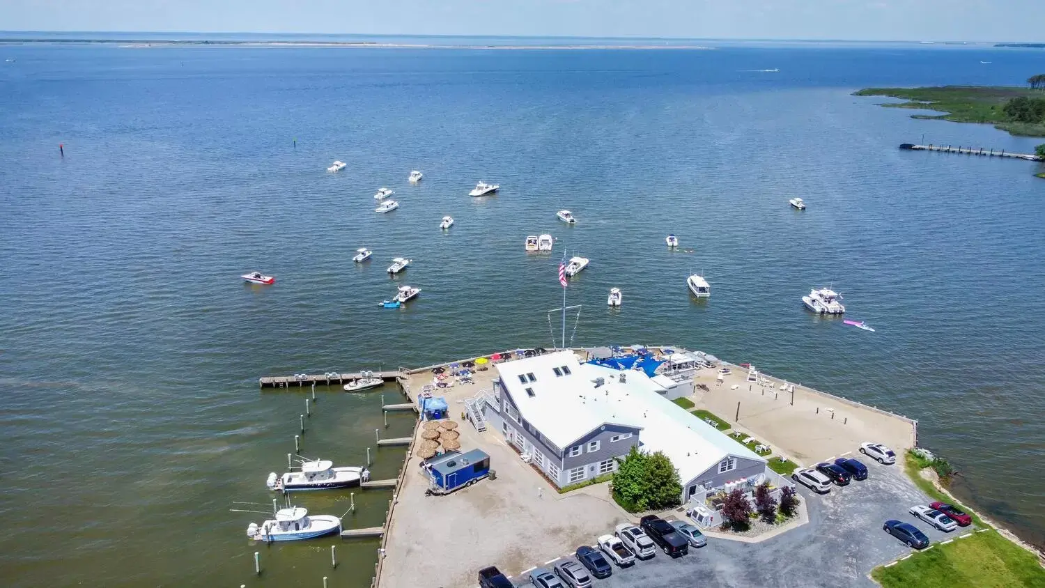 Sea view, Bird's-eye View in Lowes Wharf Marina Inn