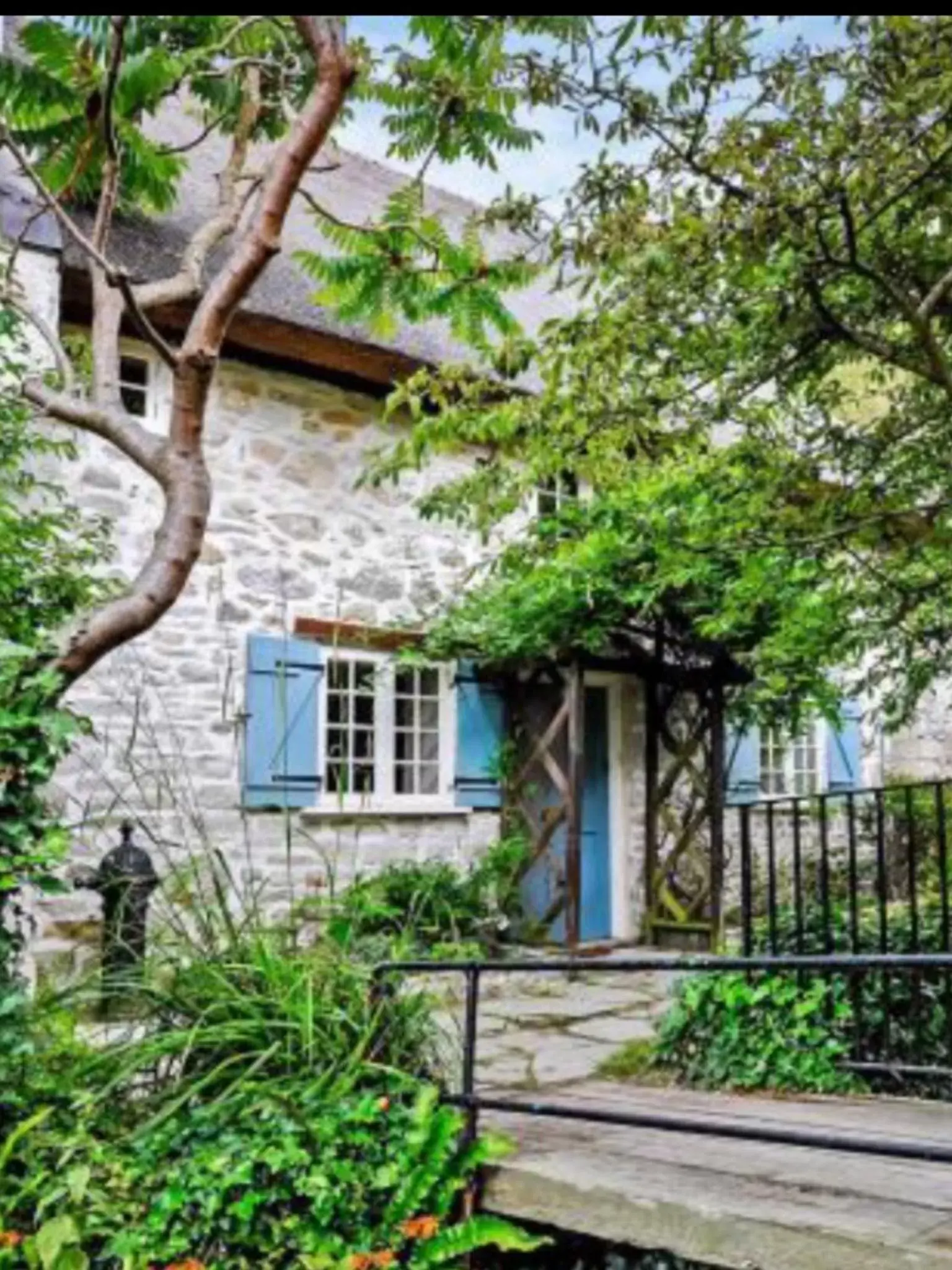 Property Building in Blue Shutters