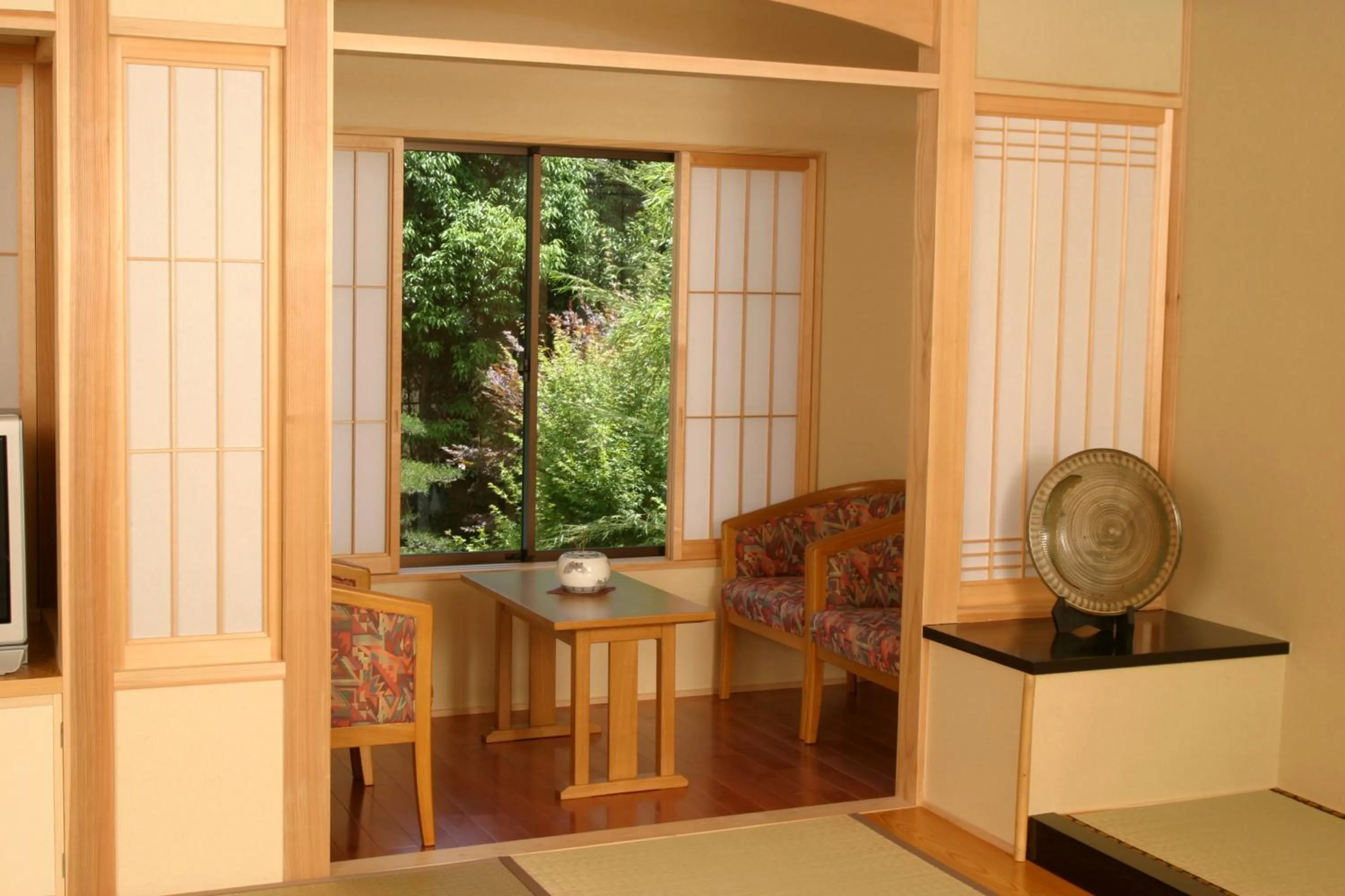 Seating area in Ryokan Shinsen