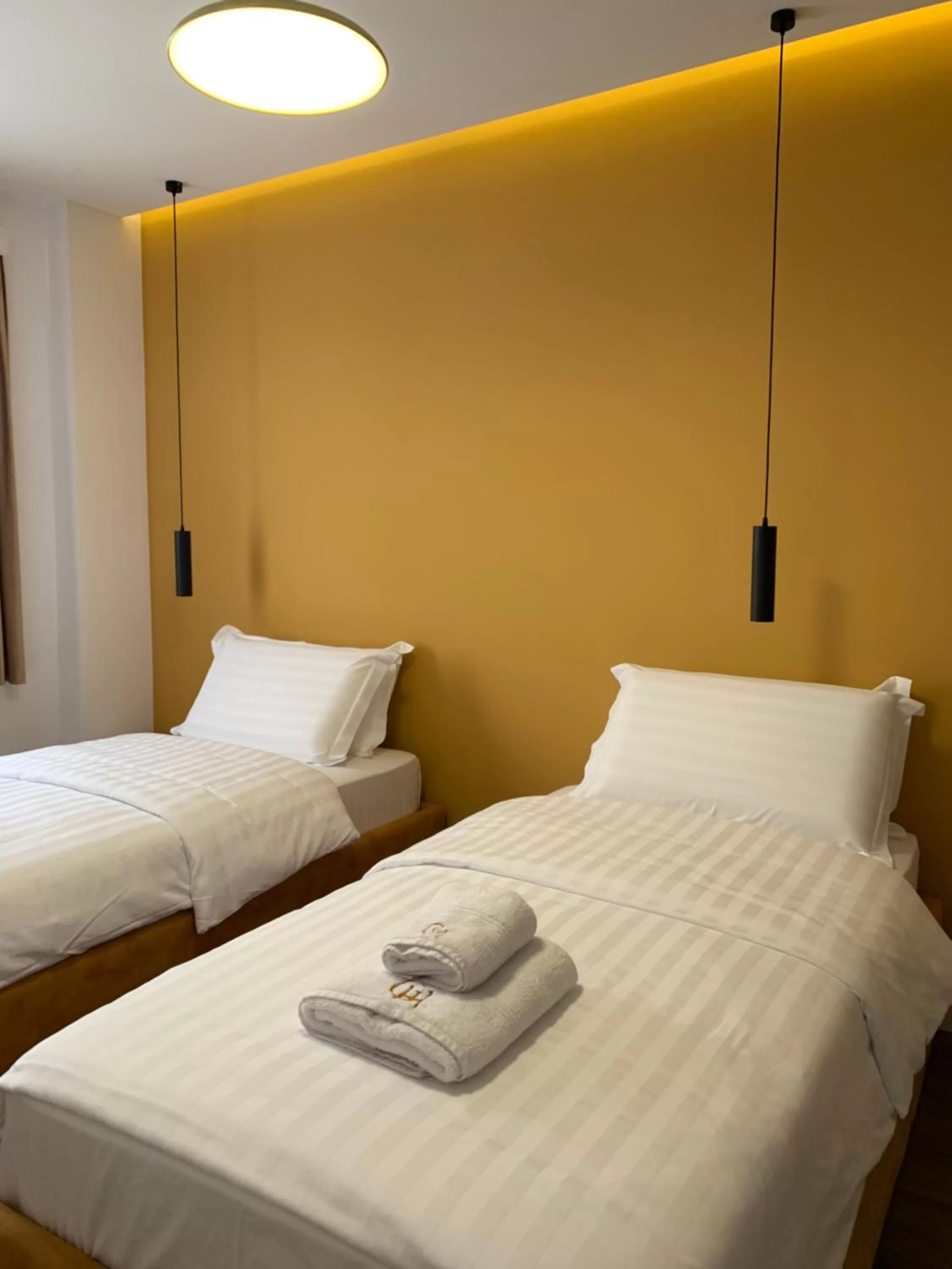 Bed in Grand Hotel Pogradec