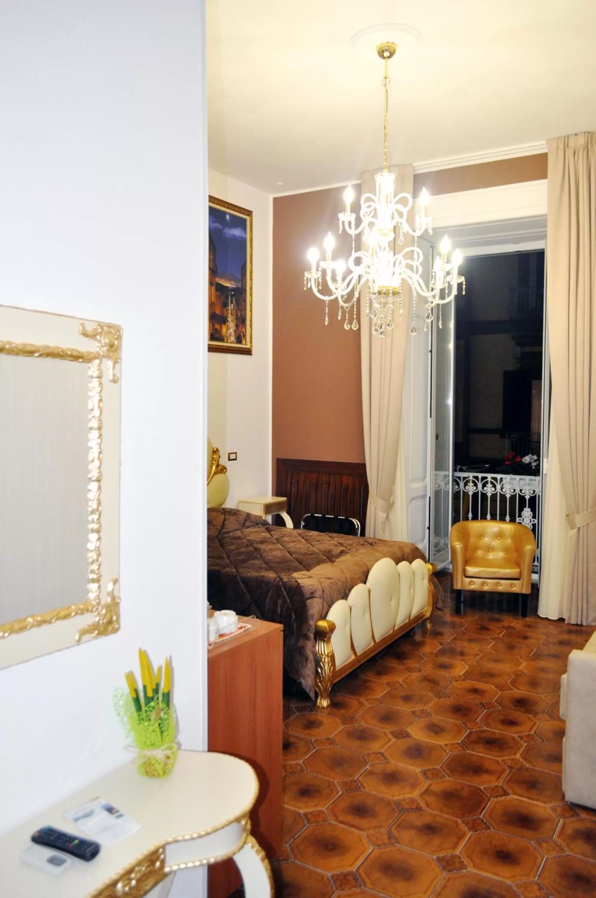 Bed in Hotel des Artistes