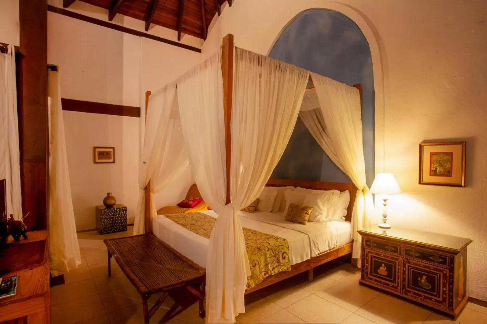 Bed in Zorah Beach Hotel