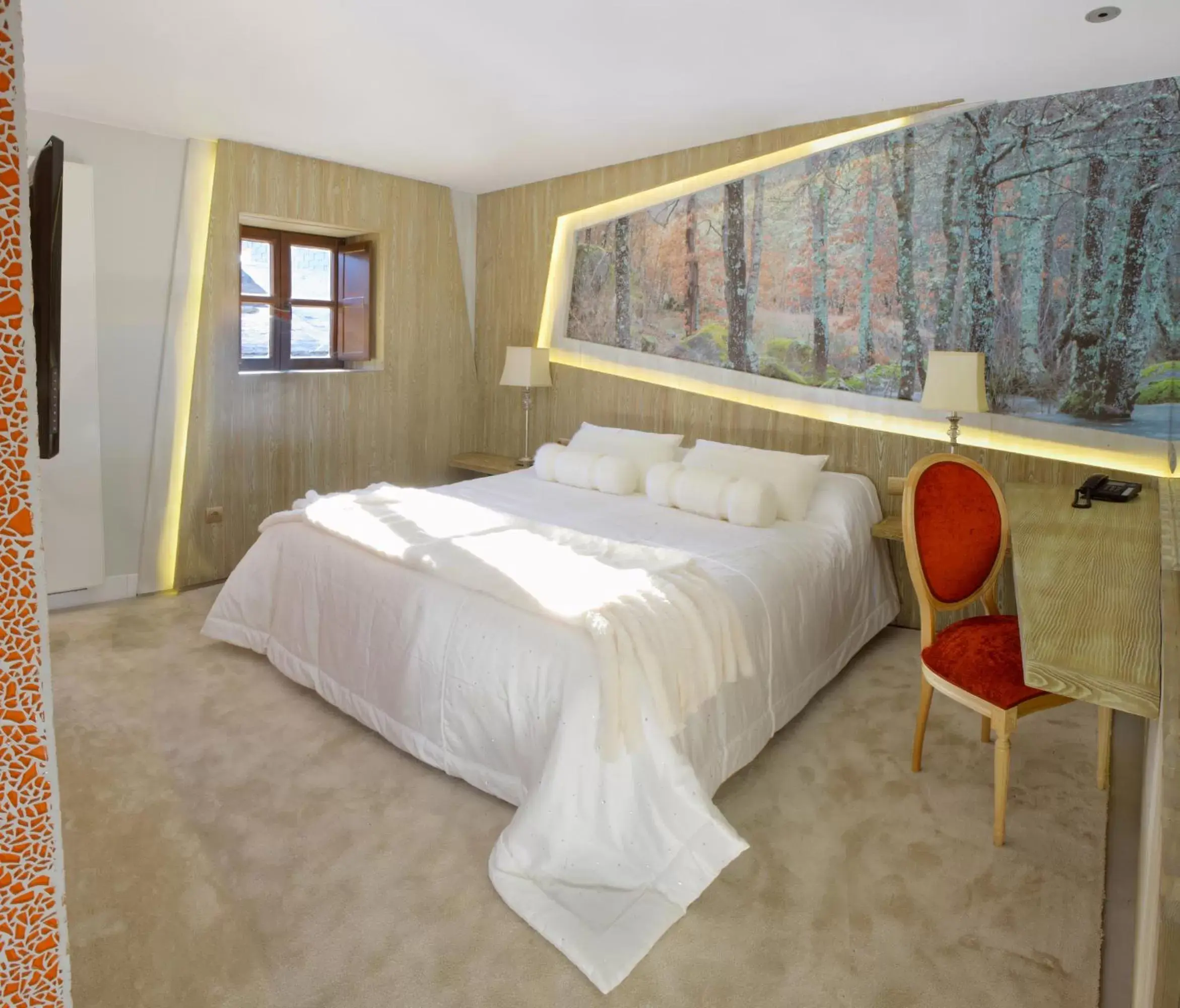 Bed in Hotel Las Treixas