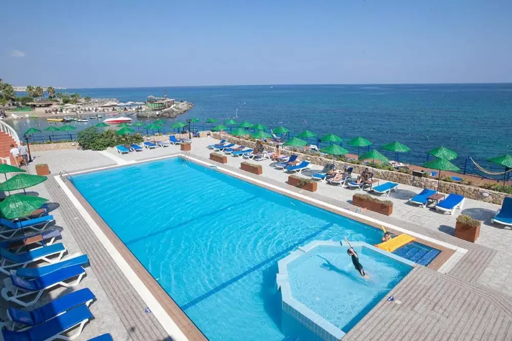 Pool View in Manolya Hotel