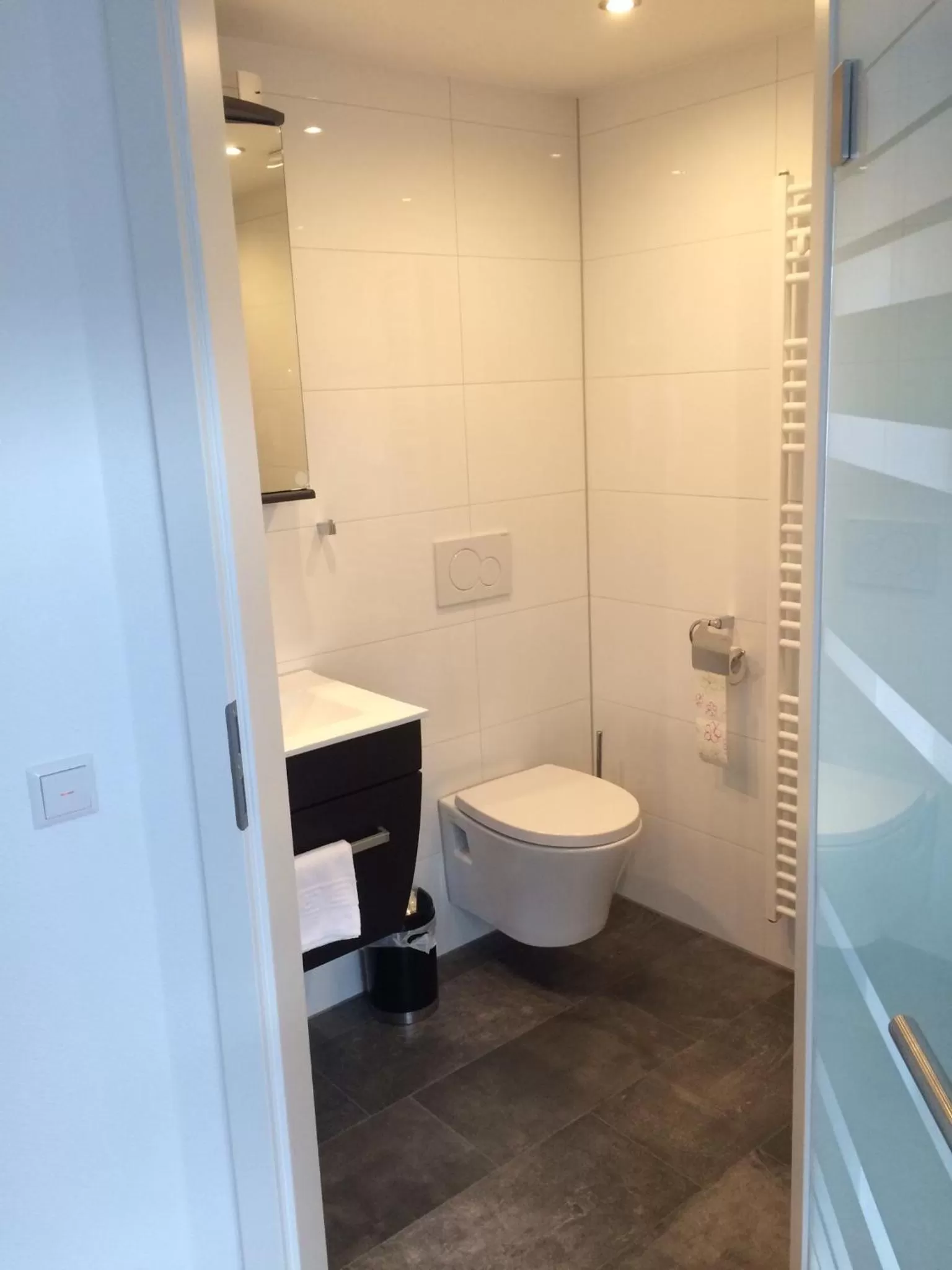 Toilet in Hotel Haus Mühlbach