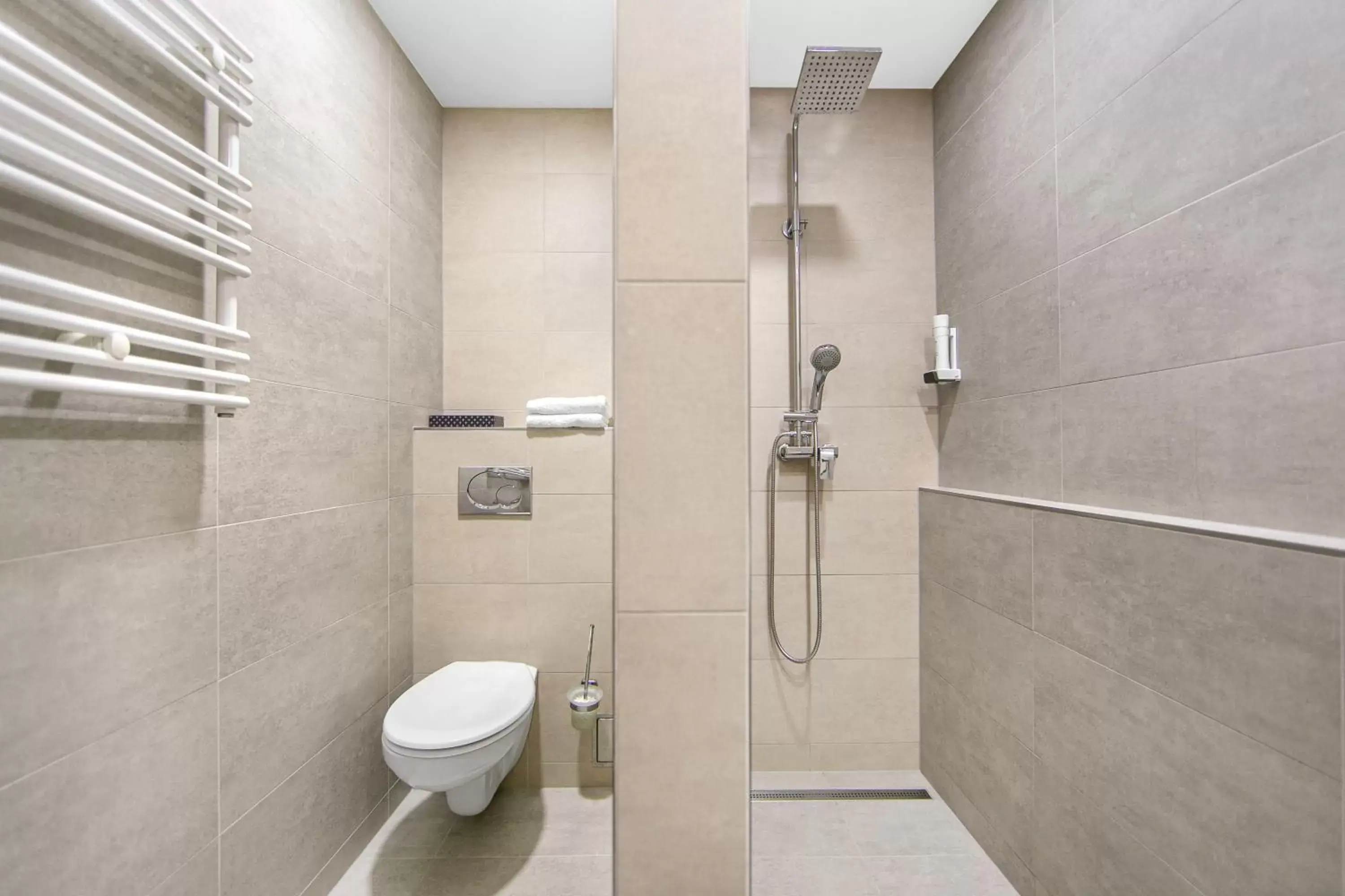 Shower, Bathroom in Hotel Roudna