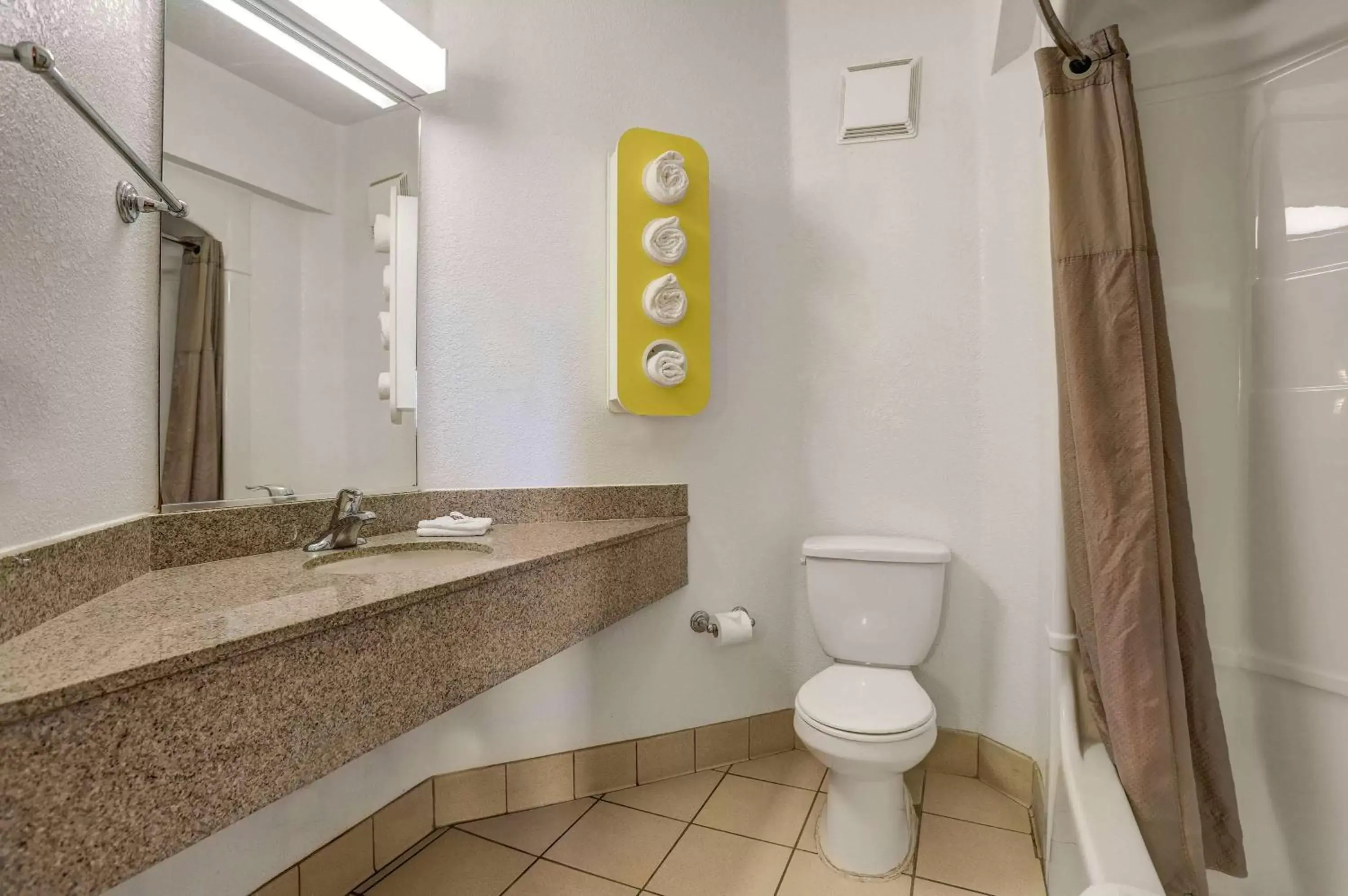 Bathroom in Motel 6-Lemoore, CA