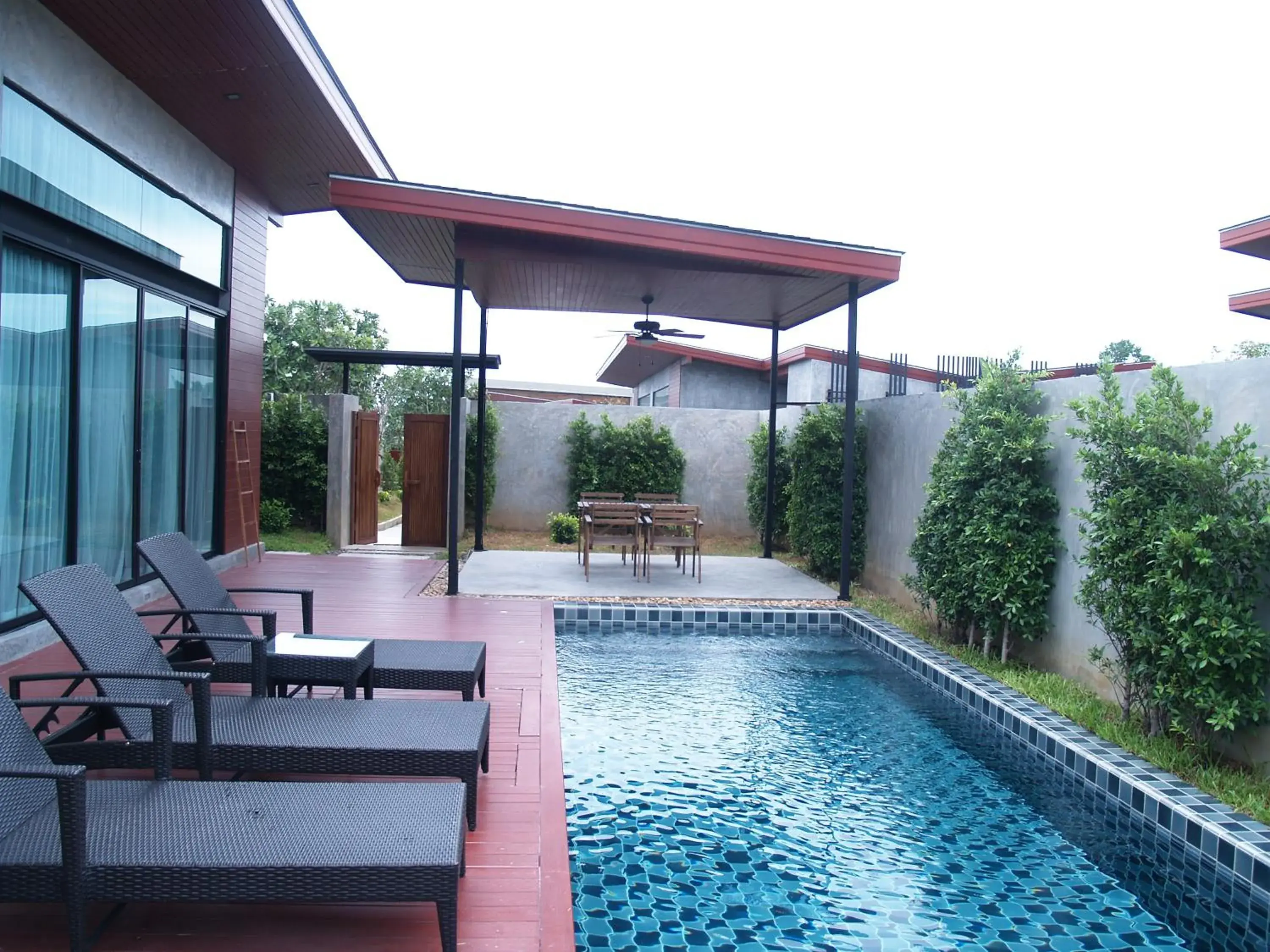 Balcony/Terrace, Swimming Pool in Sea Two Pool Villa Resort Pattaya