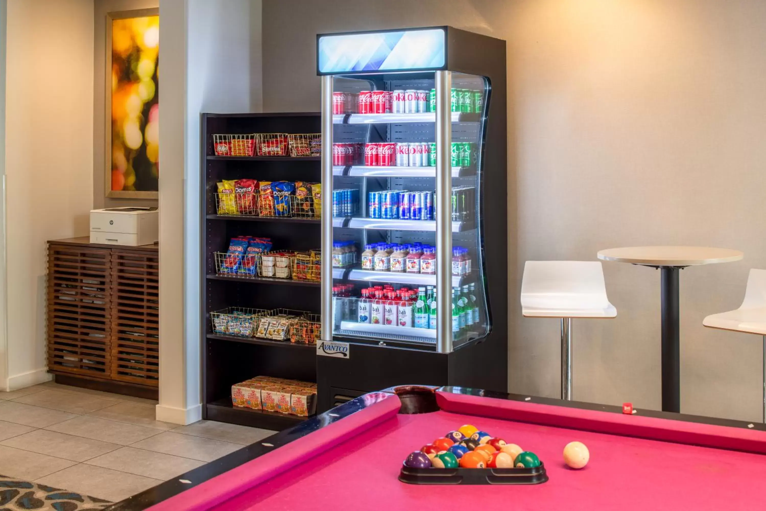 Food, Billiards in Hotel Lucent