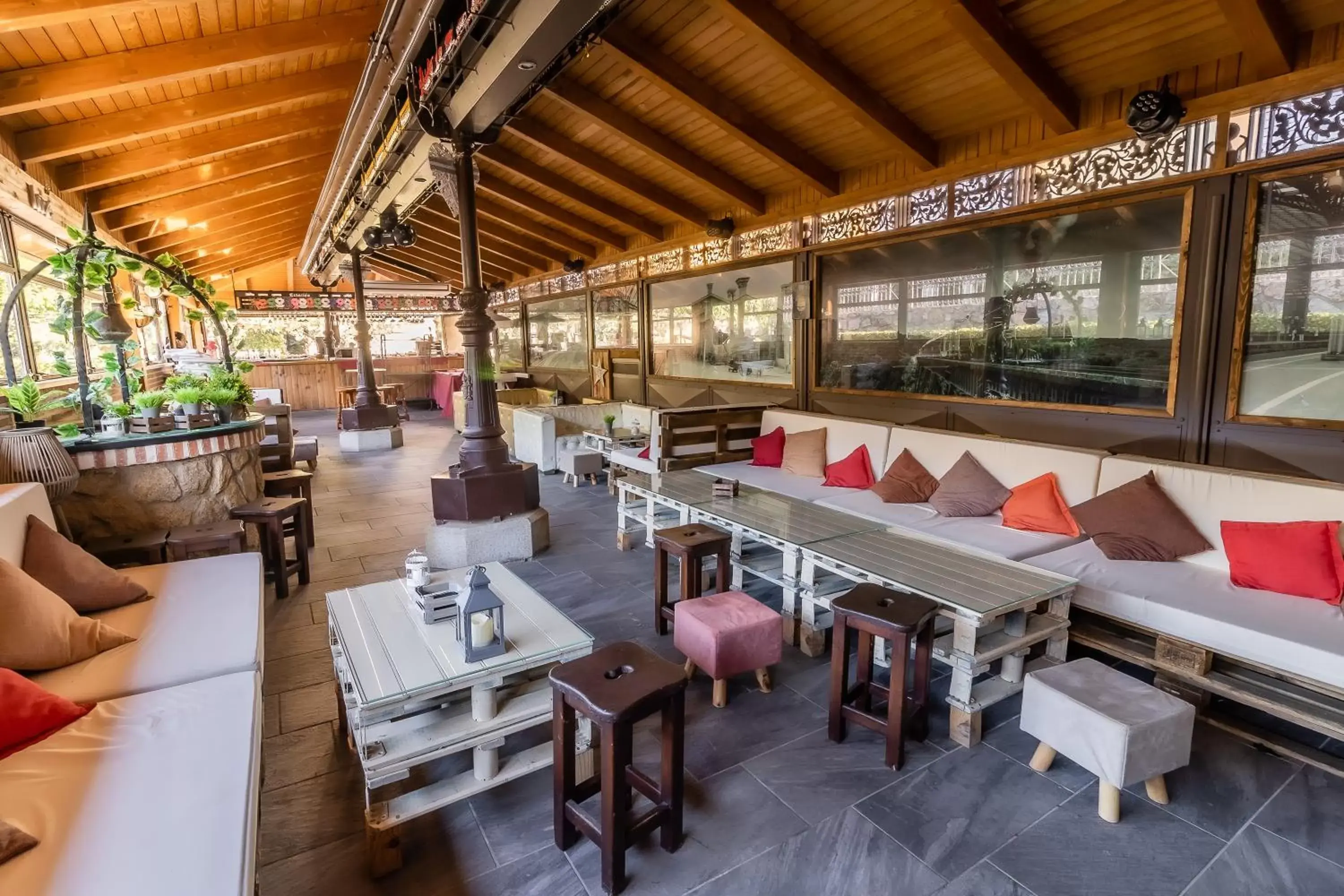 Living room, Restaurant/Places to Eat in Posada Real Quinta San Jose