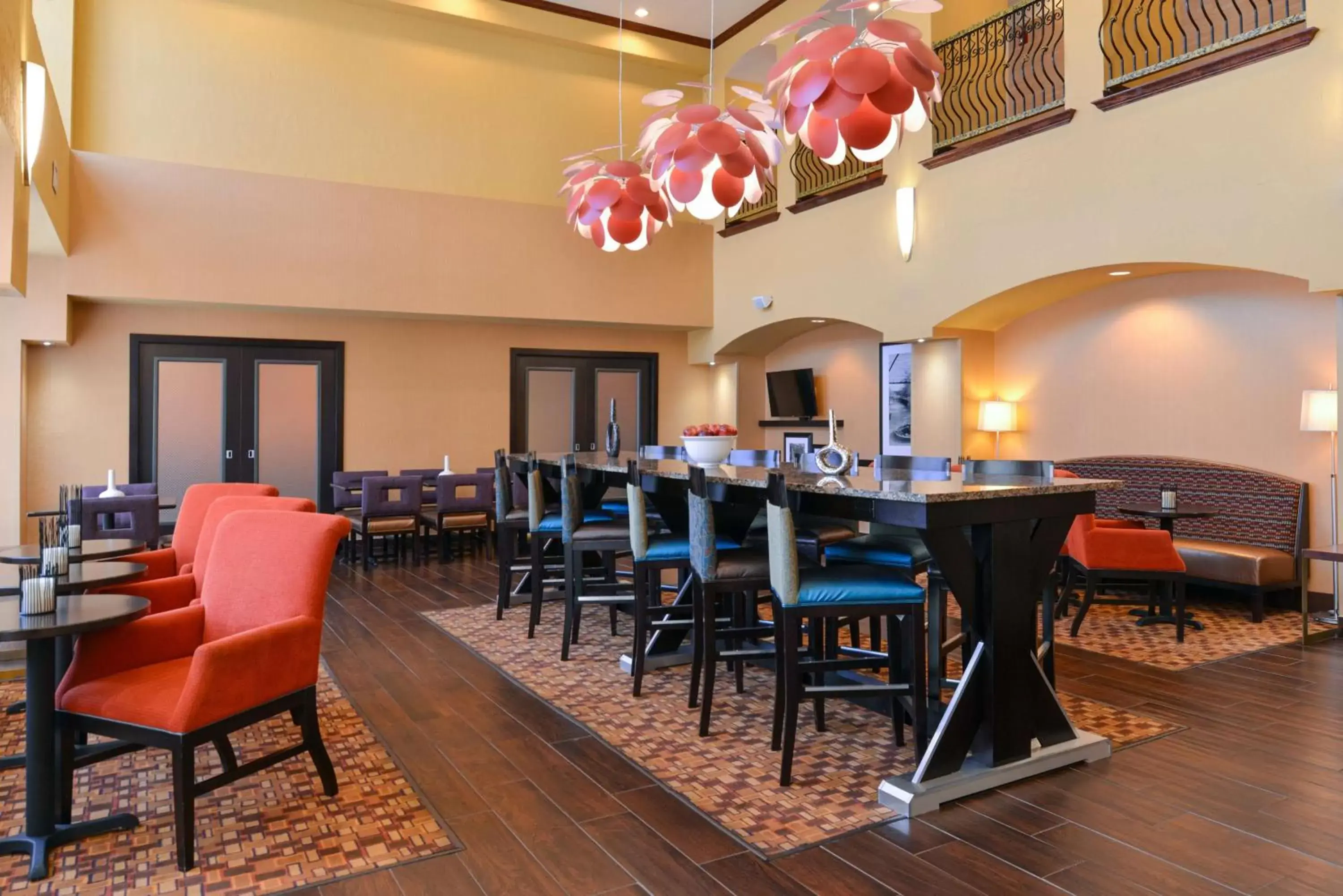 Lobby or reception, Restaurant/Places to Eat in Hampton Inn & Suites Albuquerque-Coors Road