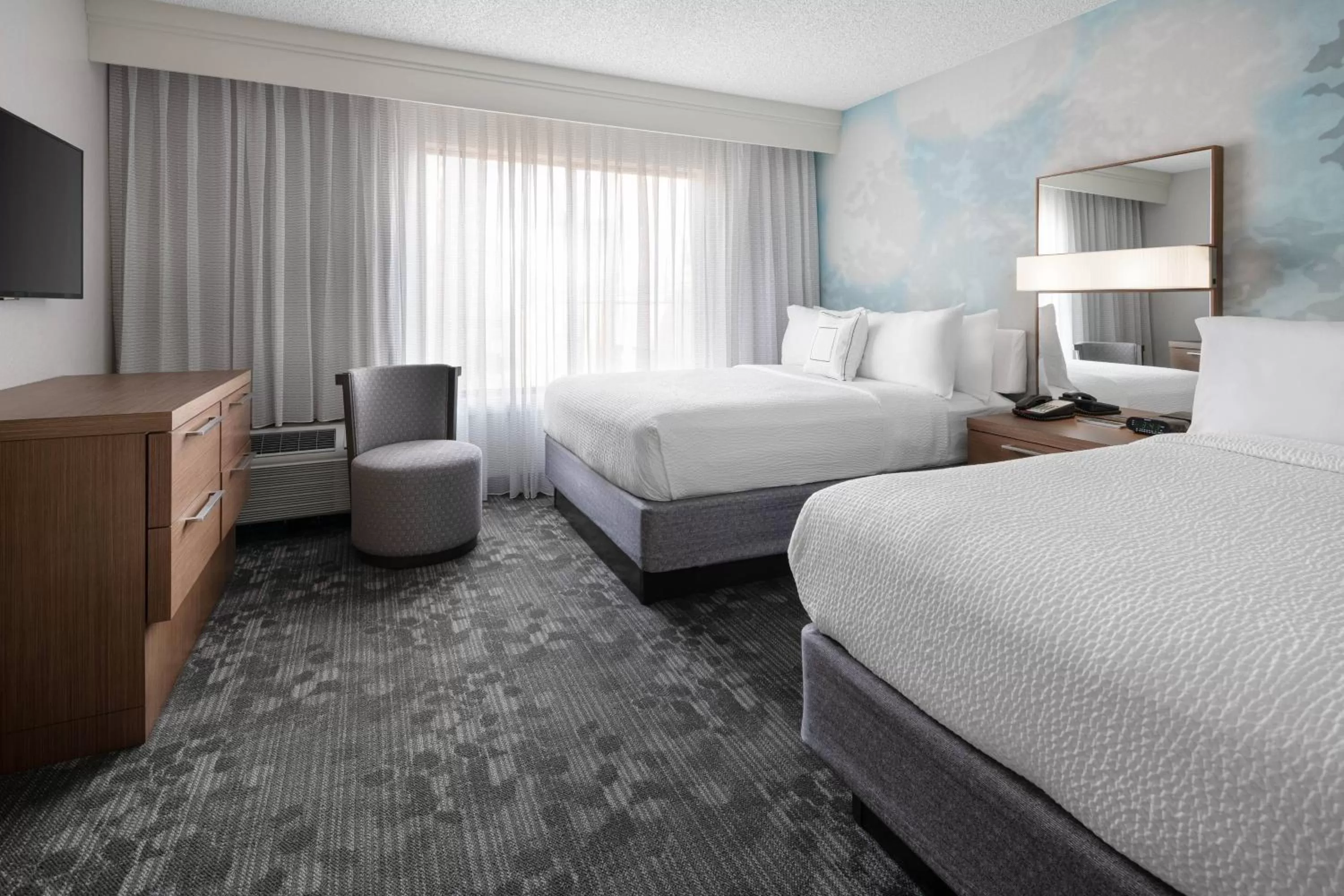 Bedroom, Bed in Courtyard by Marriott Las Vegas Convention Center