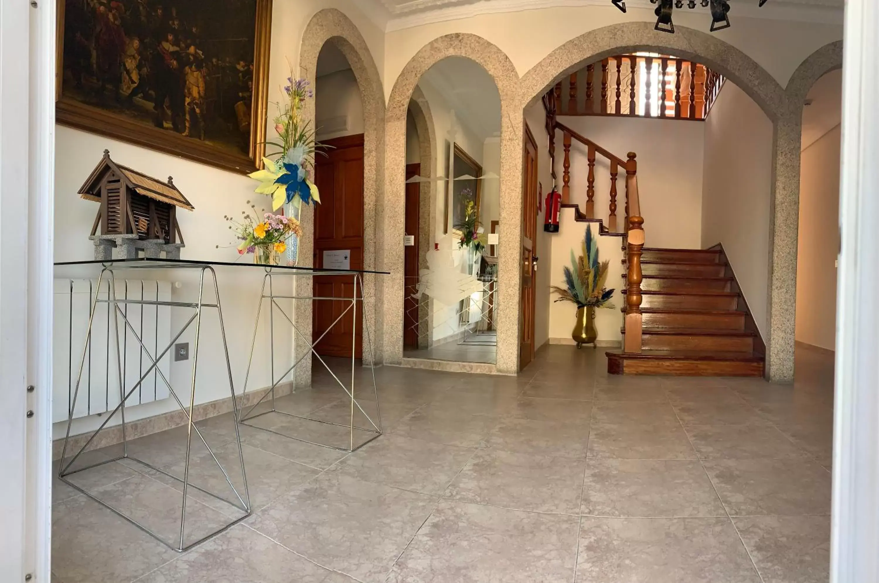 Lobby or reception in Hotel O'Pazo