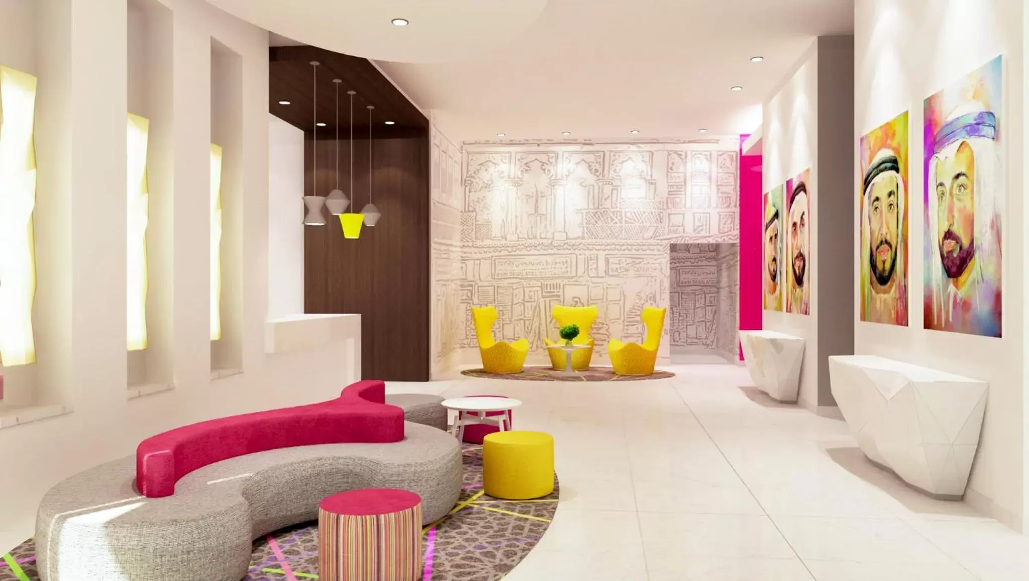 Lobby or reception in ibis Styles Sharjah