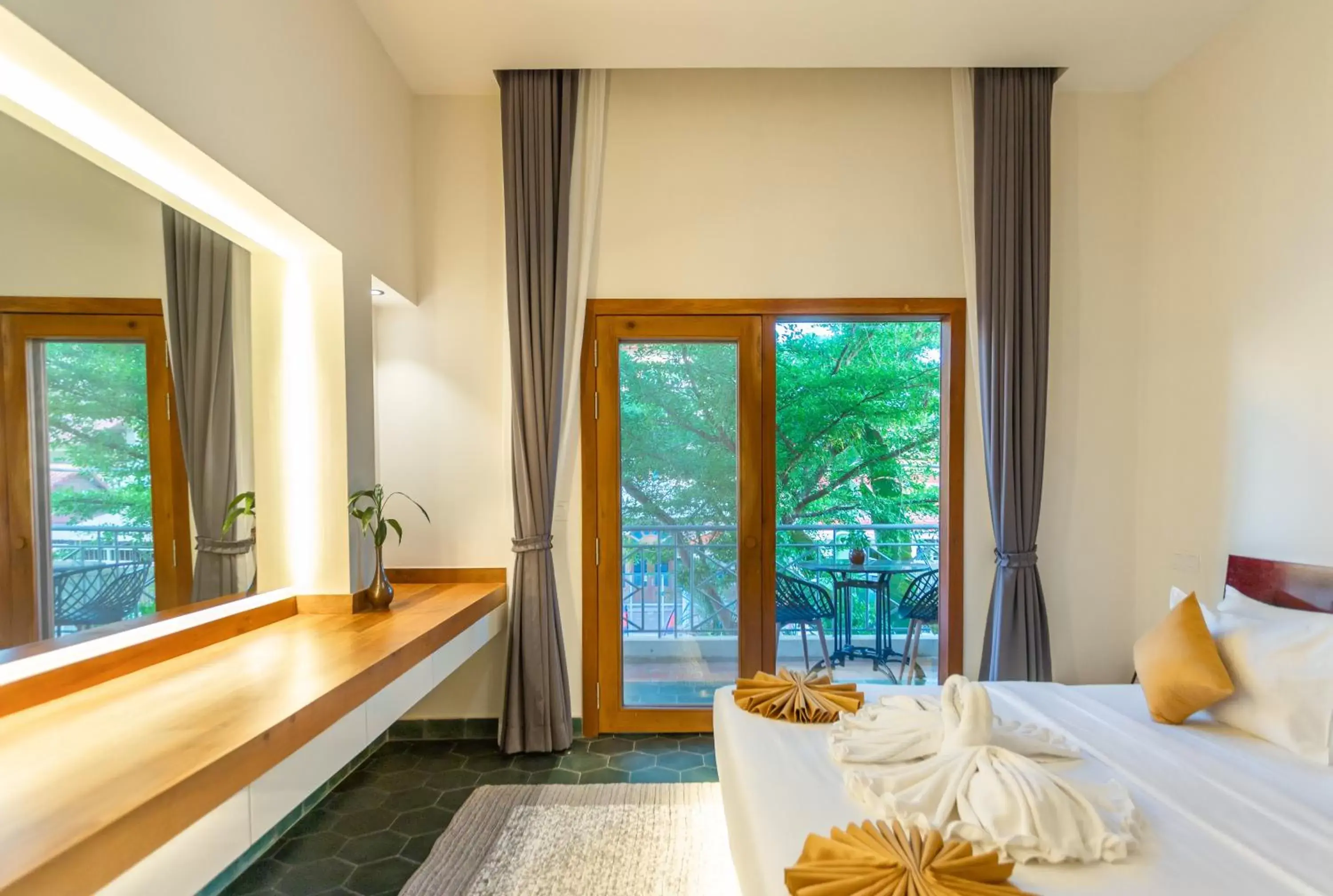 Bedroom, View in Baahu Villa