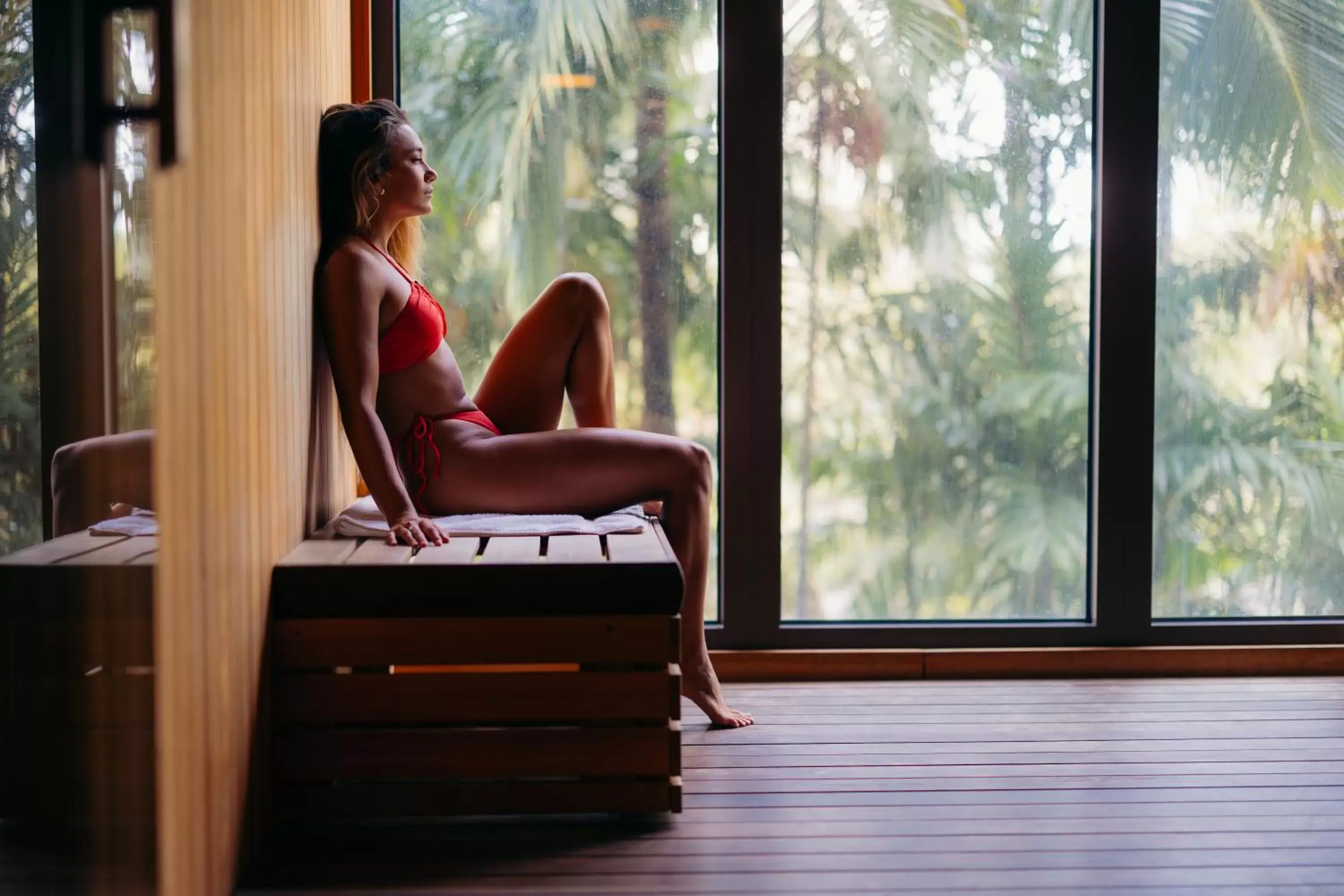 Sauna in Hotel La Croix