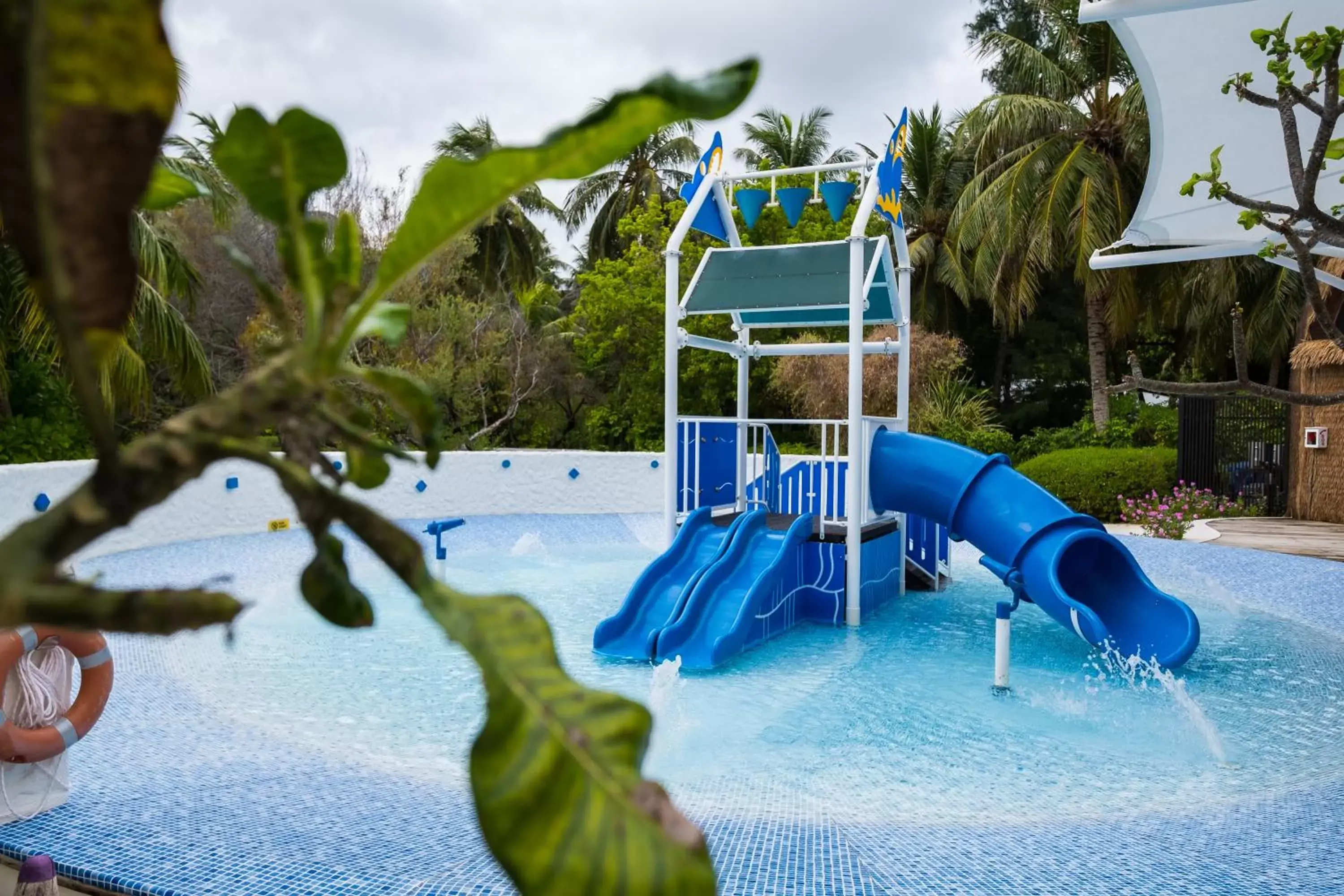 Aqua park, Water Park in Holiday Inn Resort Kandooma Maldives - Kids Stay & Eat Free