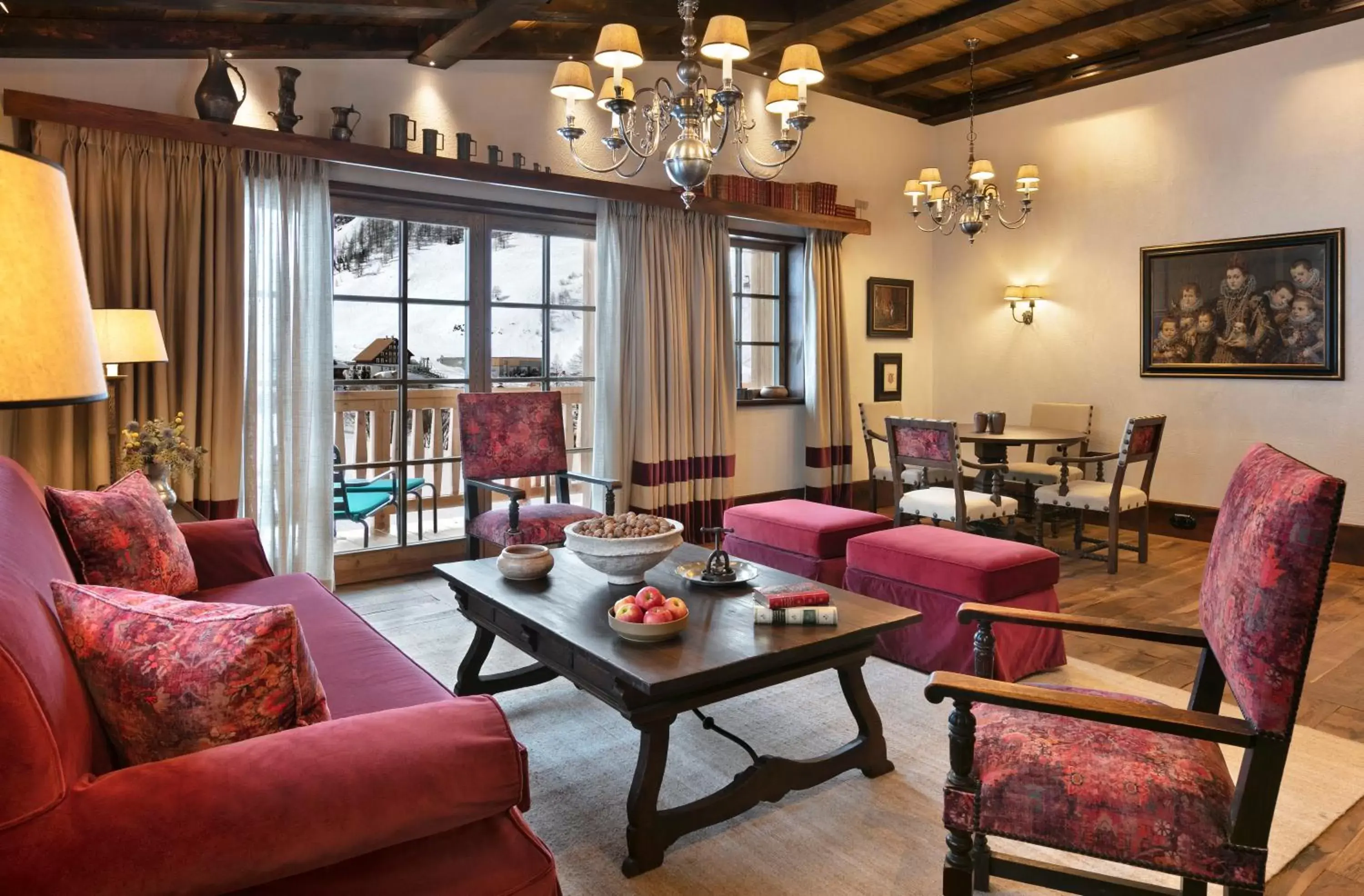 Living room, Seating Area in Airelles Val d'Isère