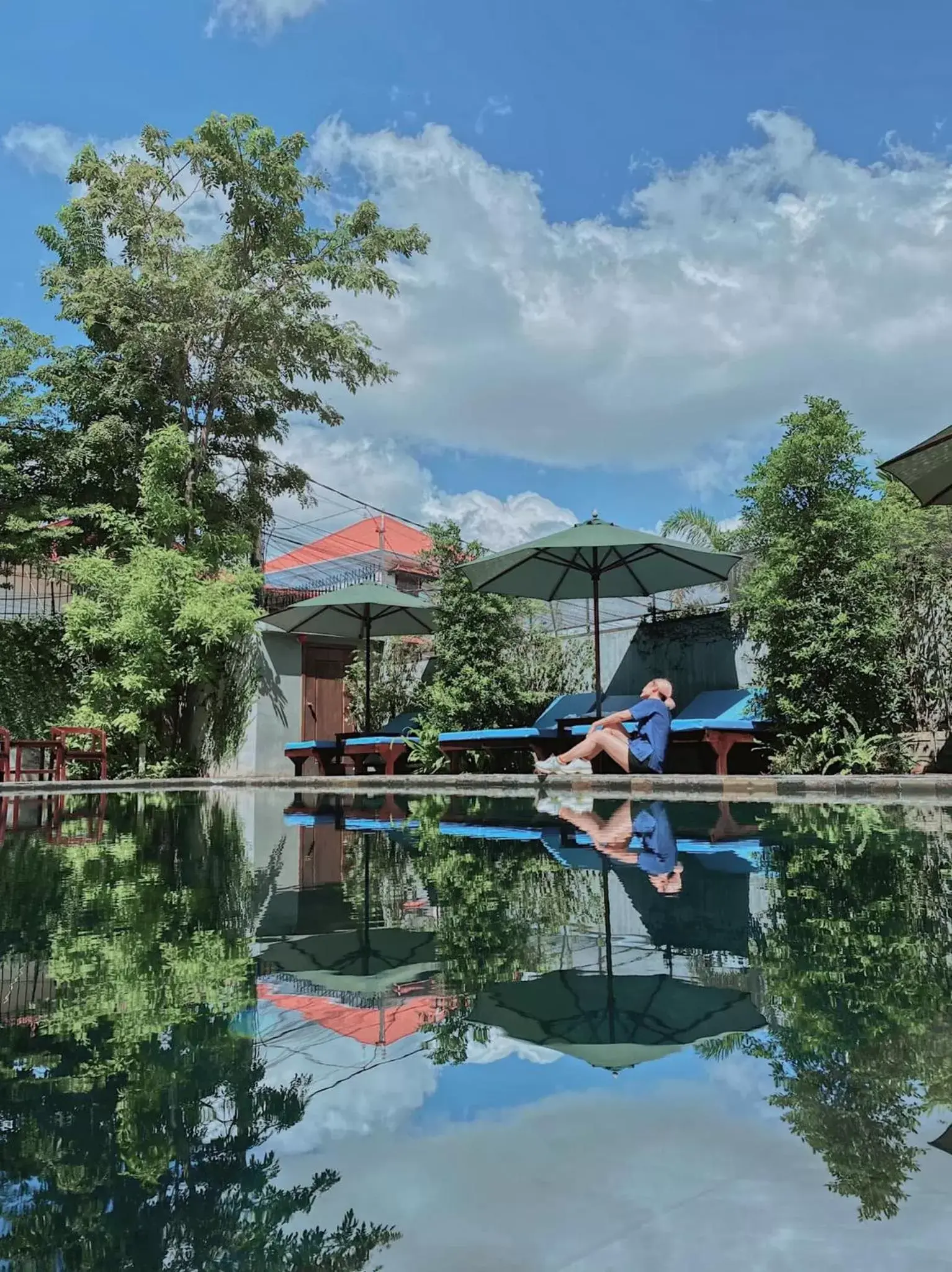 Swimming pool in Vihara Angkor