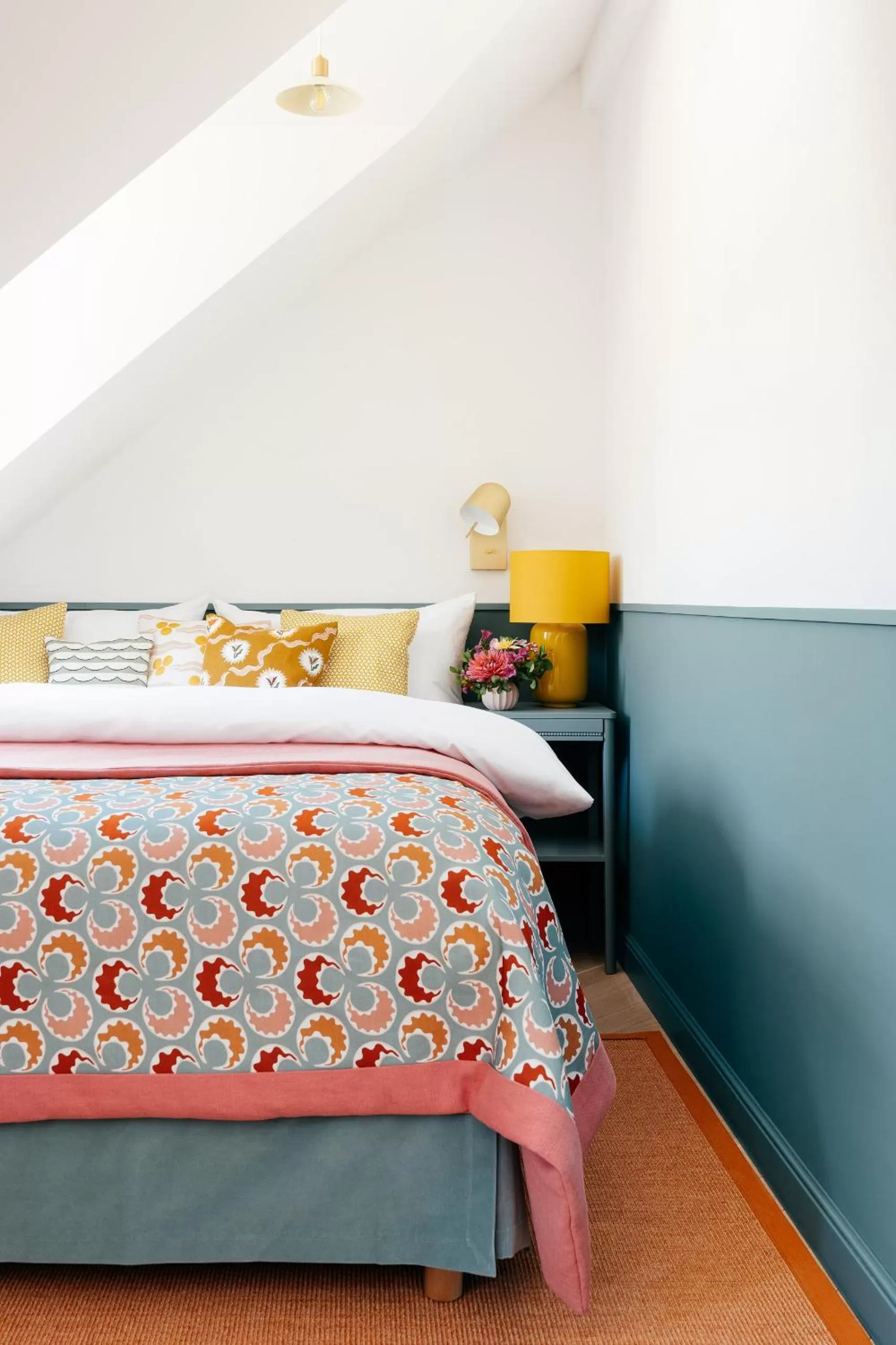 Bed in Villa Alma - a lakeside Boutique Hotel