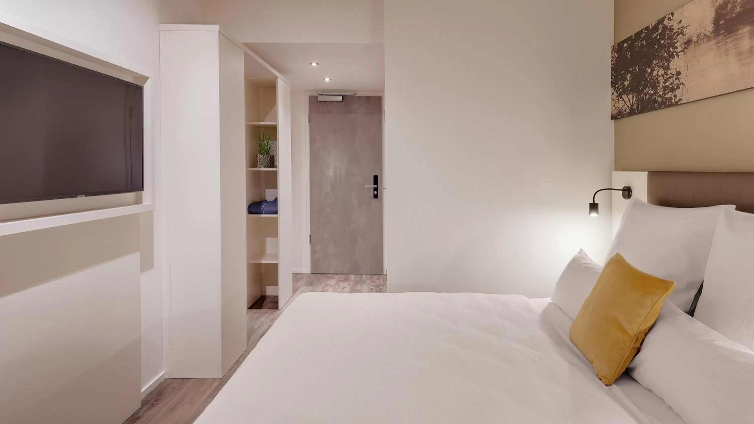 Photo of the whole room, Bed in Amper Art Hotel