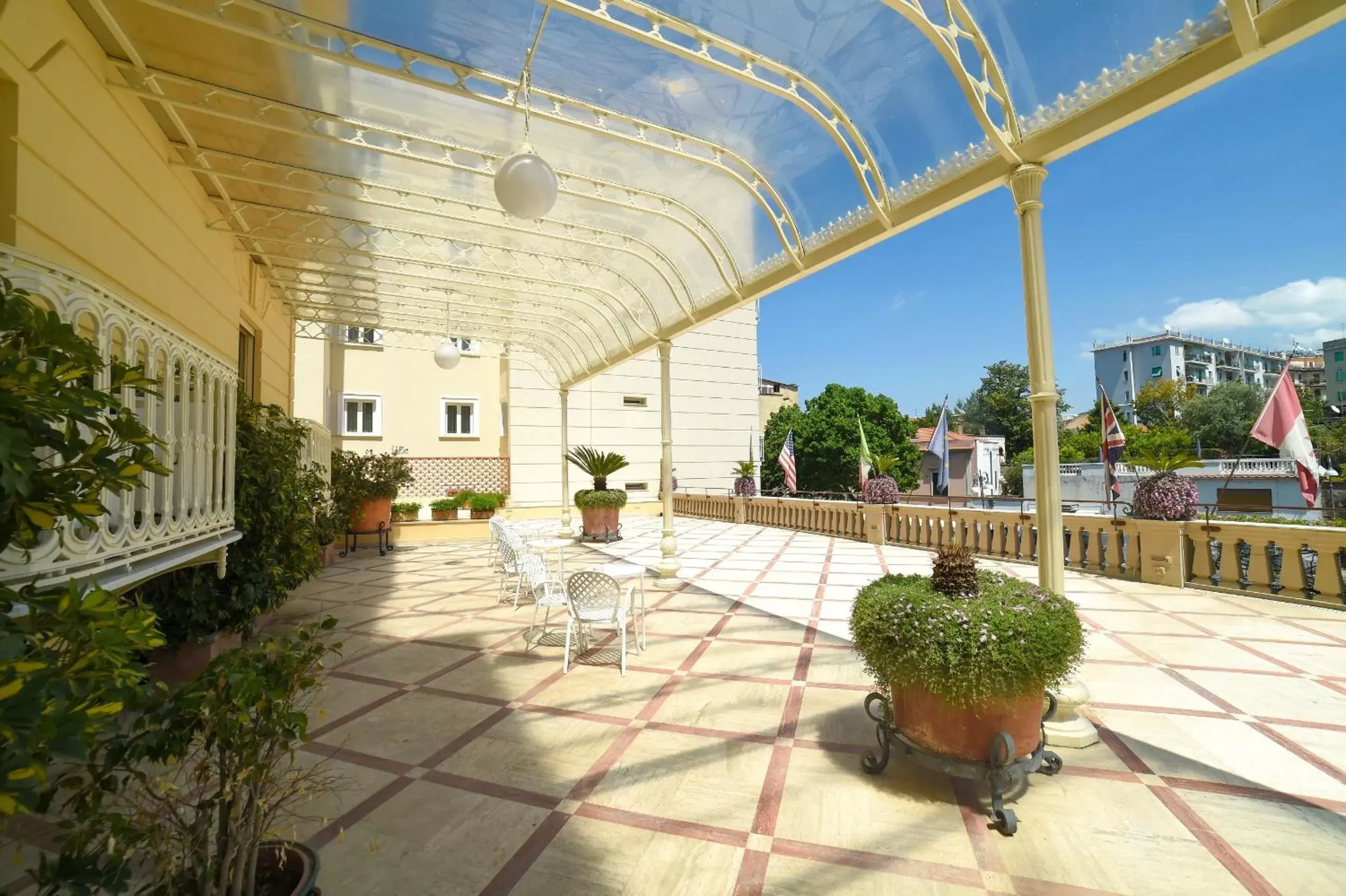 Balcony/Terrace in Hotel Antiche Mura