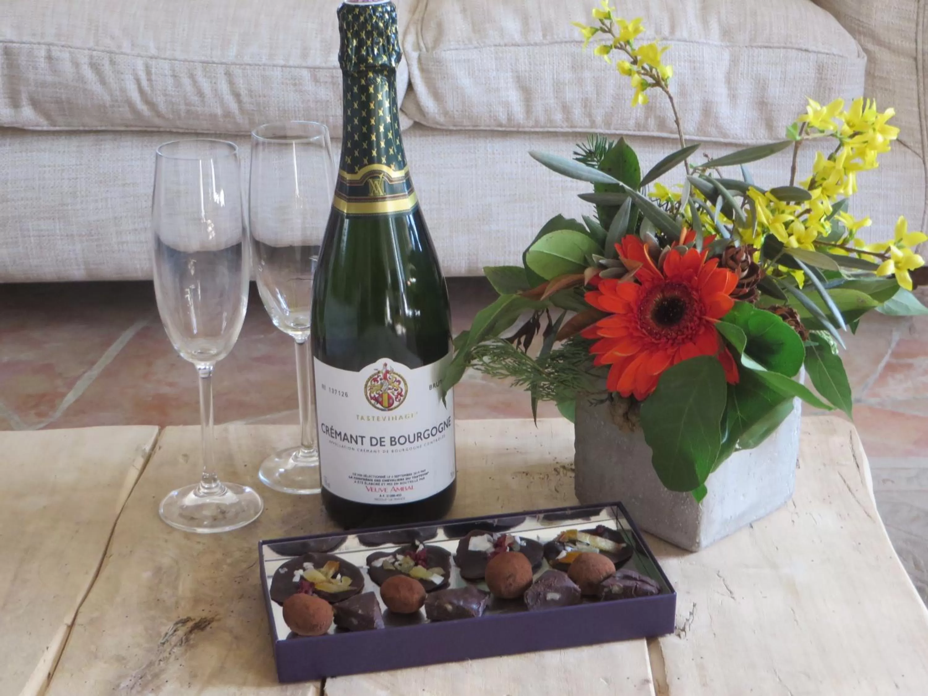 Food and drinks in Domaine De L´Oiseau