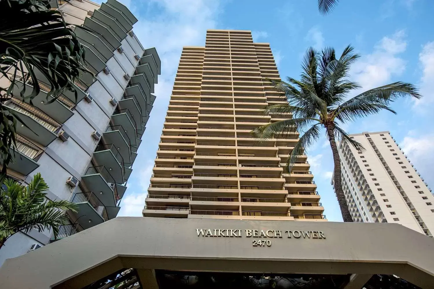 Facade/entrance, Property Building in Aston Waikiki Beach Tower