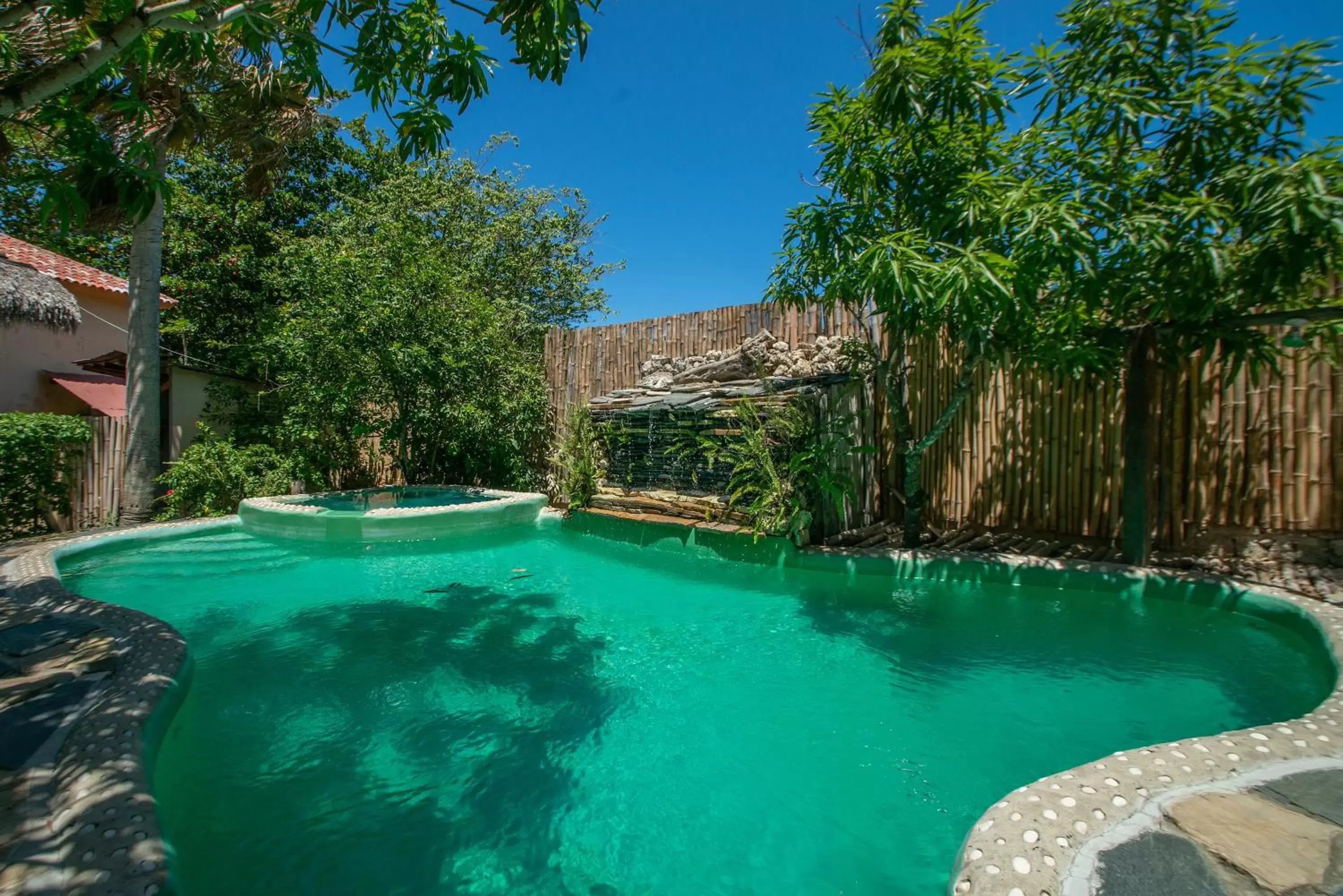 Pool view, Swimming Pool in Cabarete Maravilla Eco Lodge Boutique Beach Surf & Kite