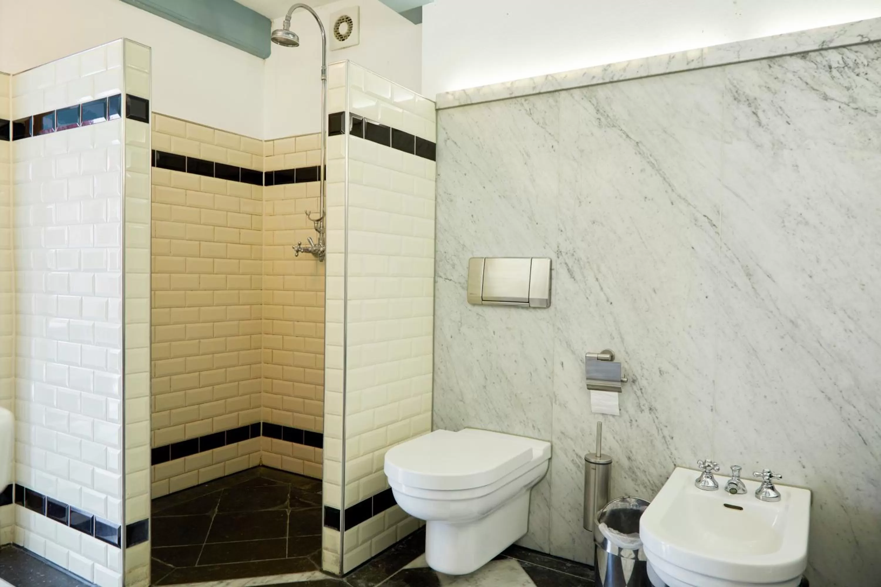 Bathroom in Modern Canal House Loft - City Center