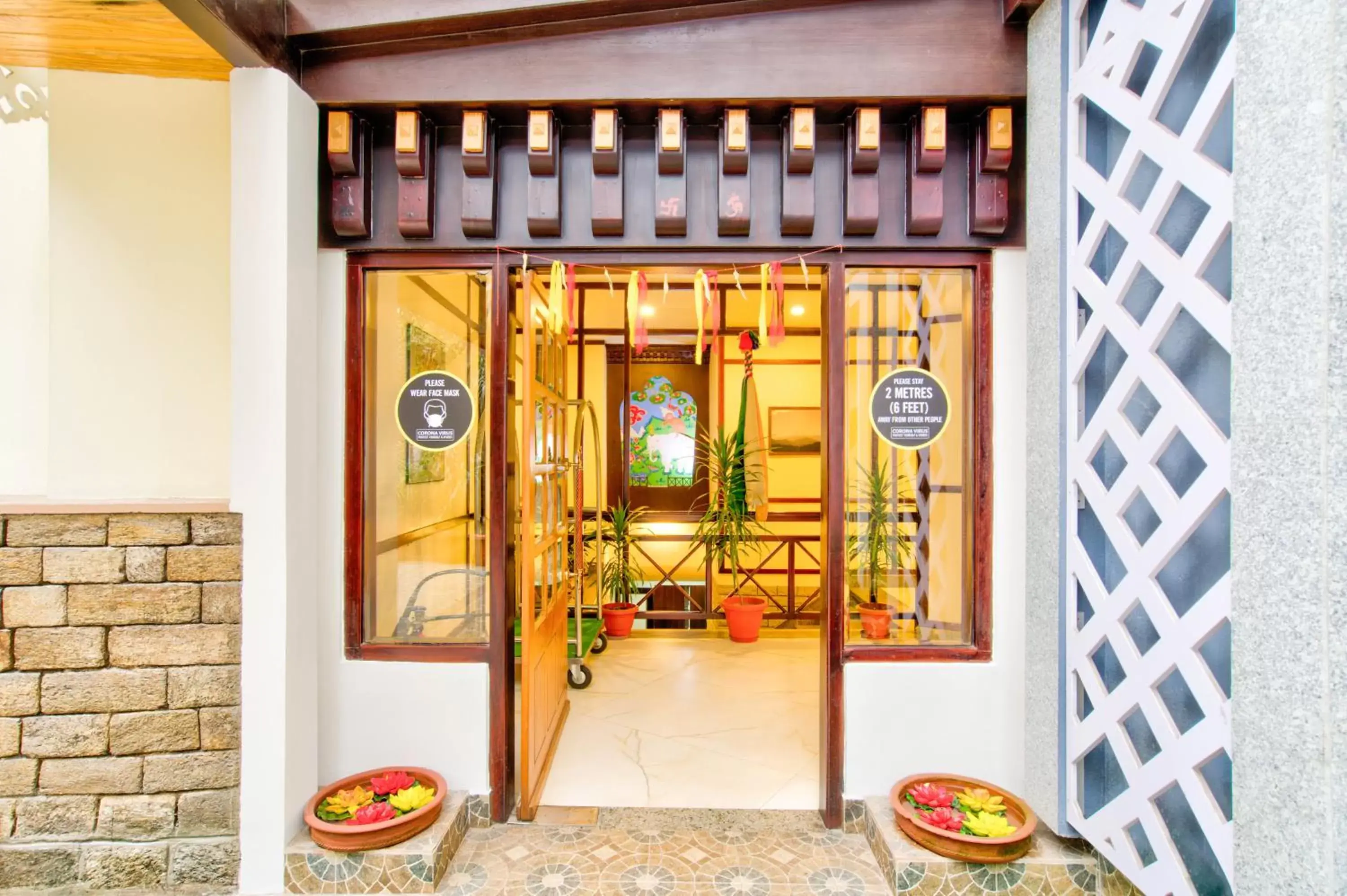 Facade/entrance in Summit Ttakshang Residency Hotel & Spa