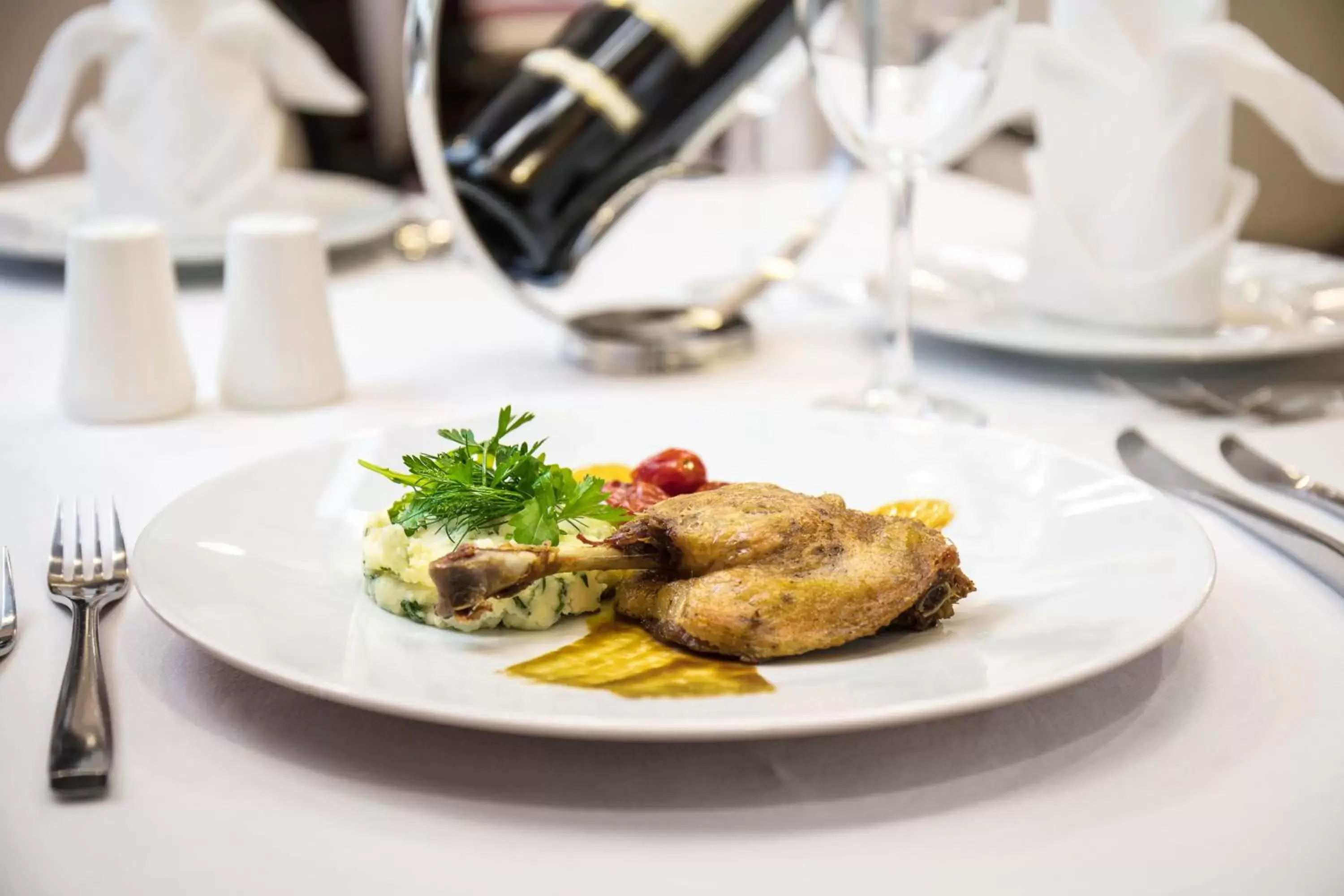 Food close-up in The Dostyk Hotel