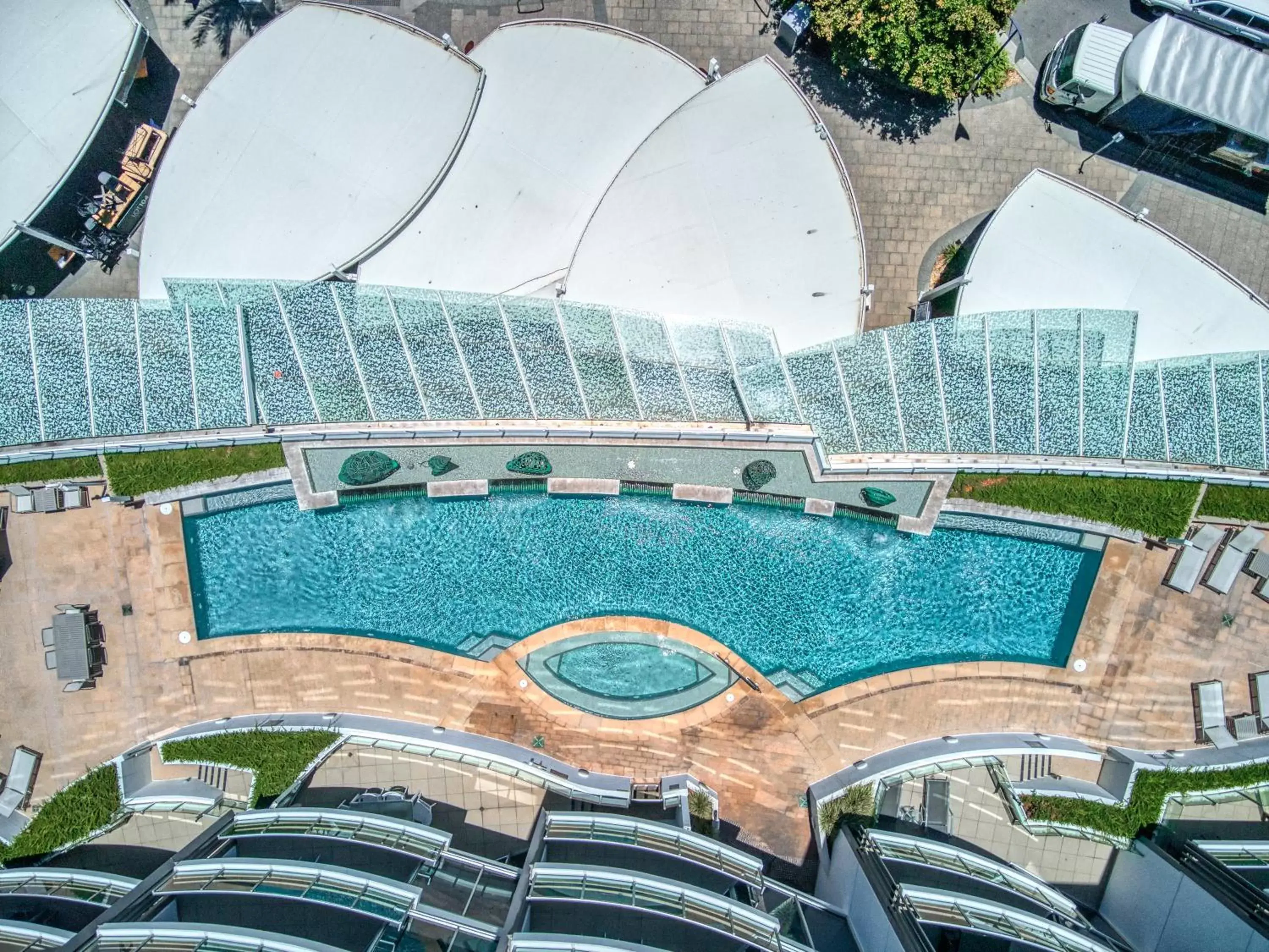Bird's eye view in Oceans Mooloolaba Bird's eye view in Oceans Mooloolaba