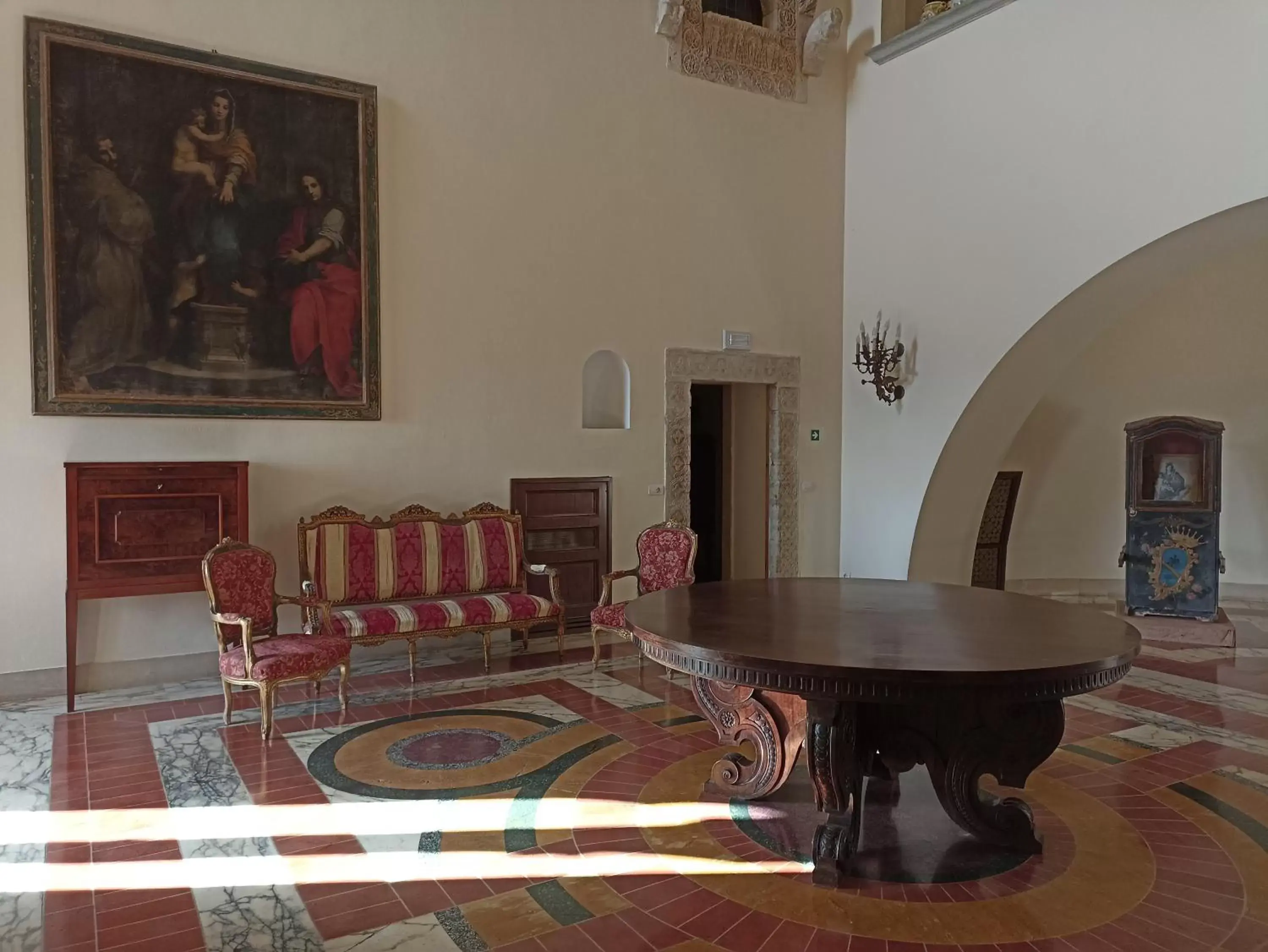 Communal lounge/ TV room, Seating Area in Grand Hotel Dei Castelli