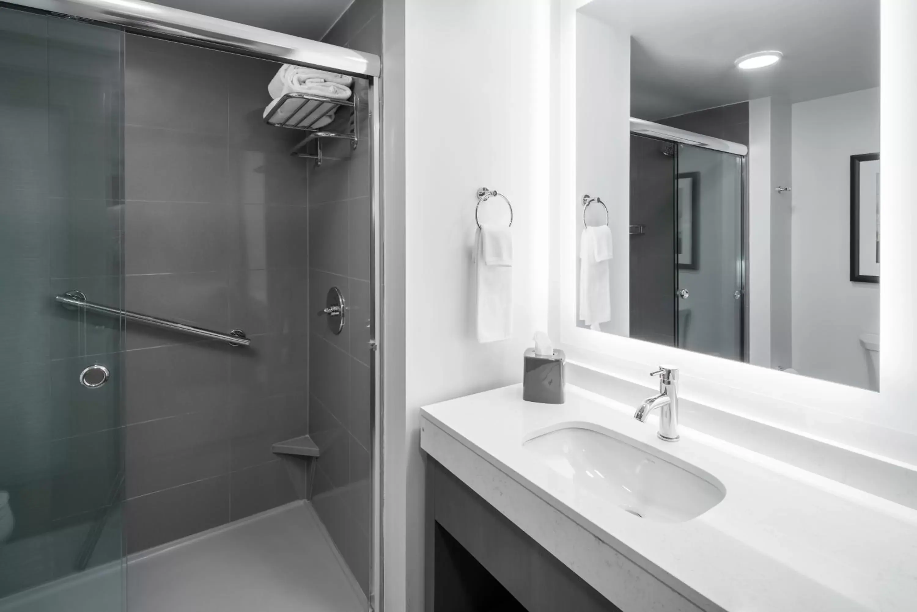 Bathroom in Hyatt House Tempe Phoenix University Bathroom in Hyatt House Tempe Phoenix University