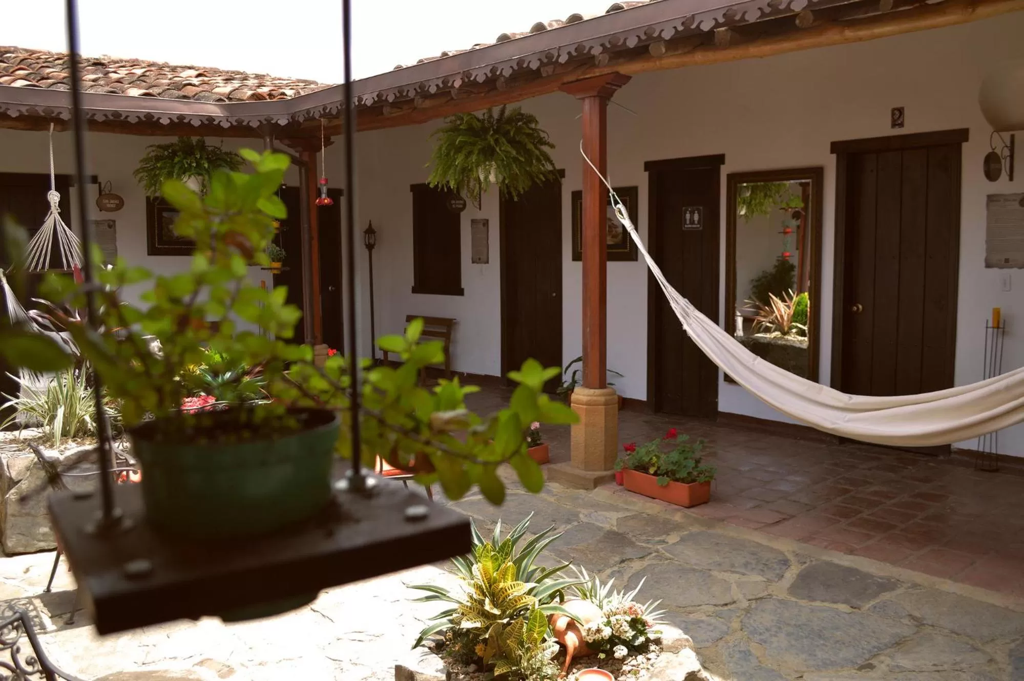 Patio in Hotel Casa Claustro De Zapatoca