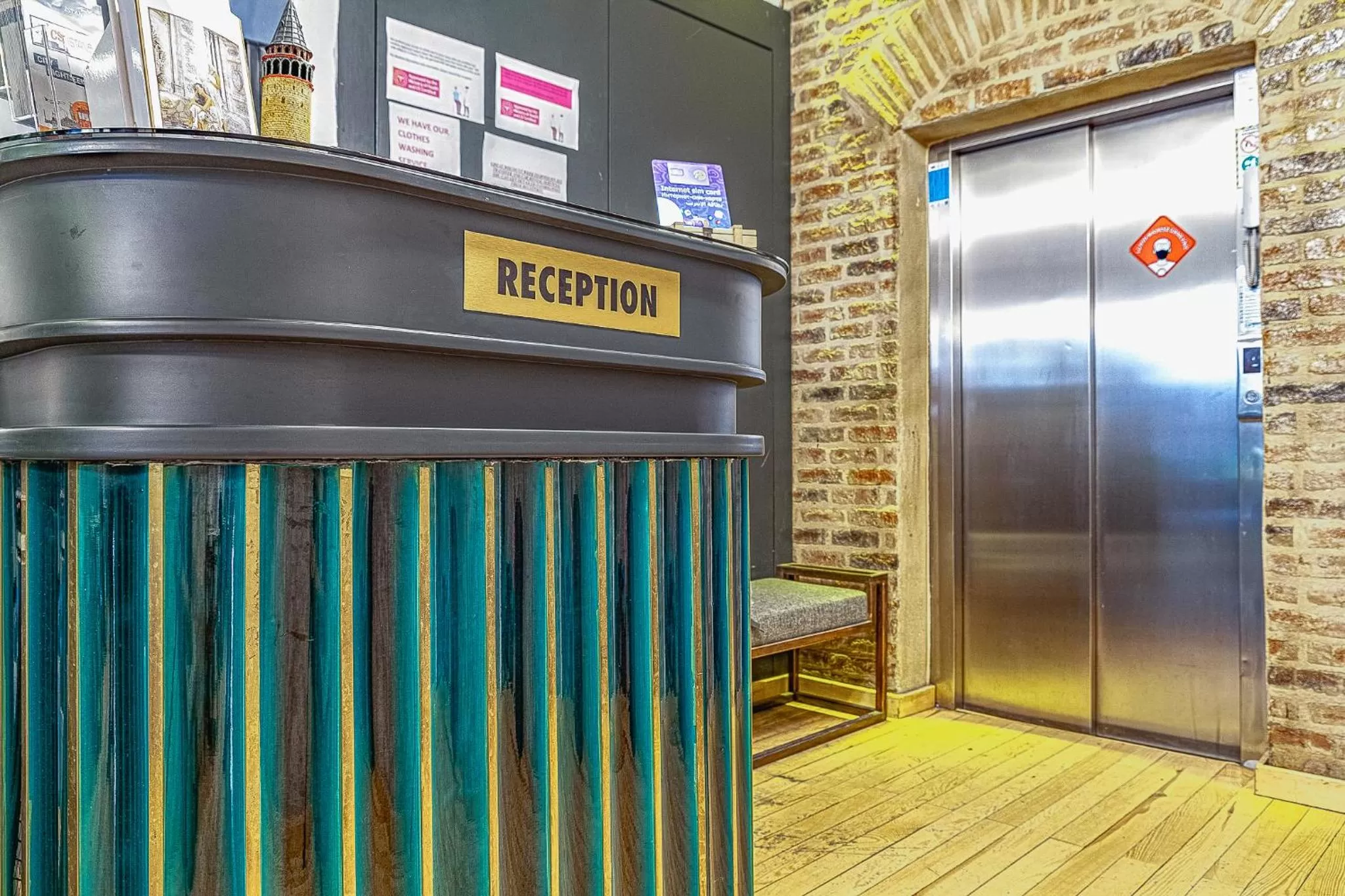 Lobby or reception in The Wilson Galata Hotel