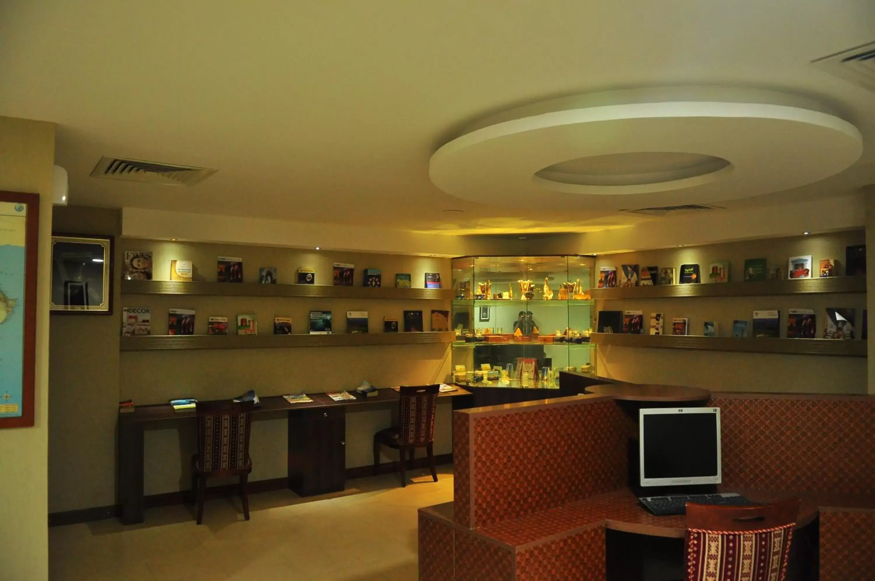 Library in Al Bahjah Hotel