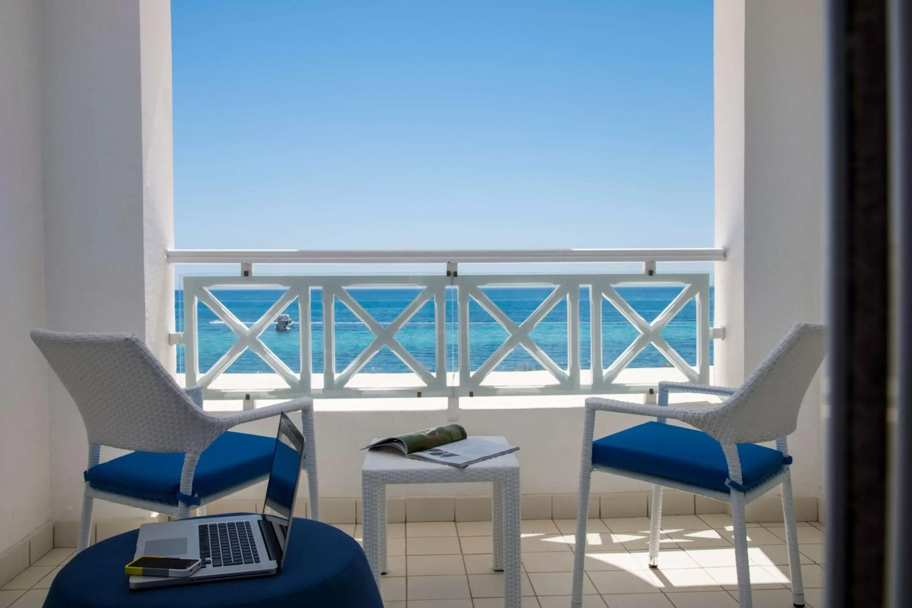 Photo of the whole room, Balcony/Terrace in Radisson Blu Resort & Thalasso Hammamet