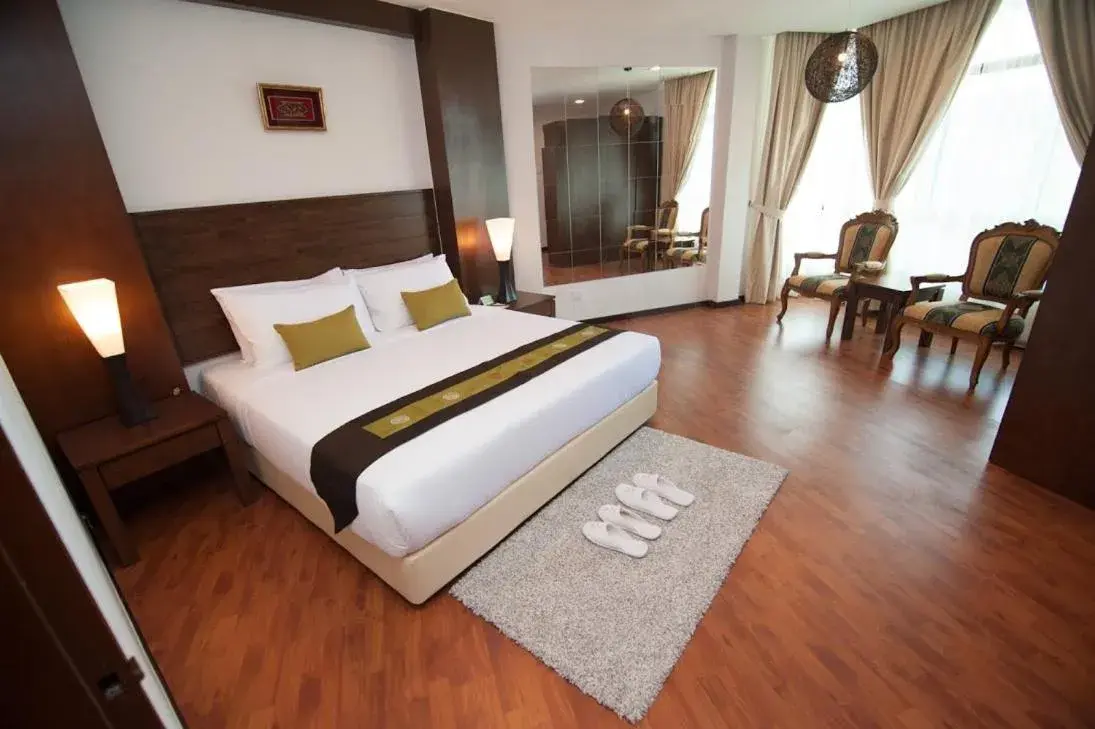 Bed in Samsuria Beach Resort & Residence Bed in Samsuria Beach Resort & Residence