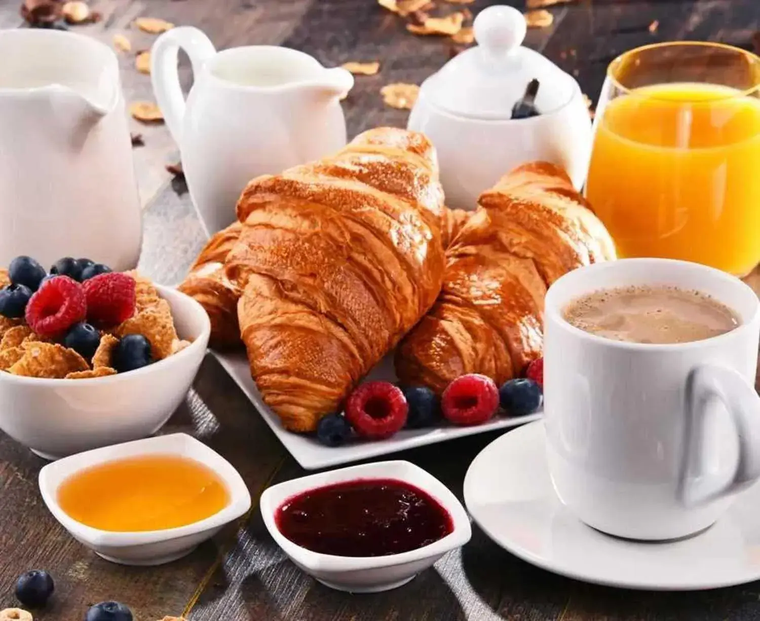 Continental breakfast, Breakfast in Hotel Balcony
