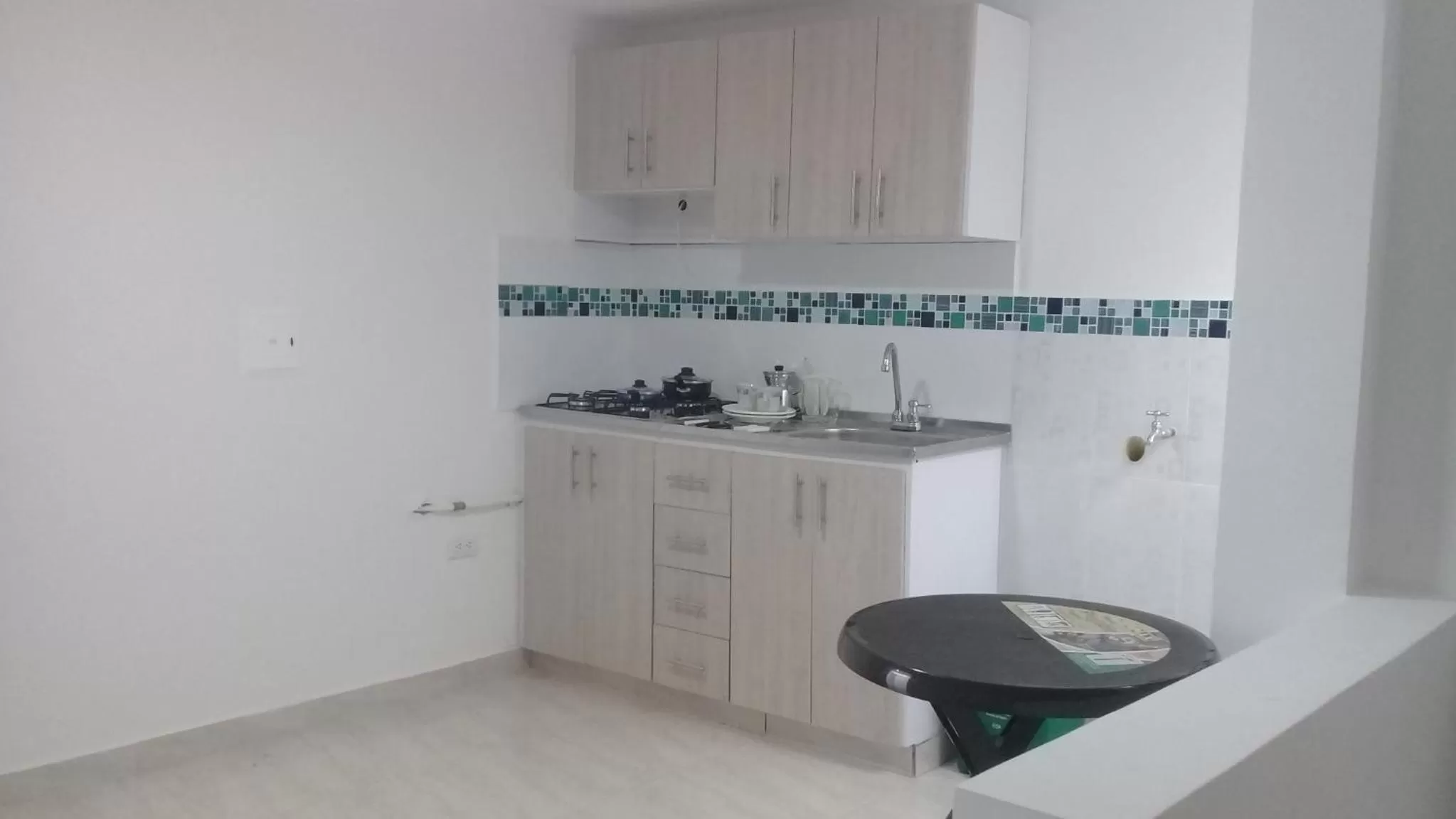 Kitchen or kitchenette in Hotel Residencias la CH