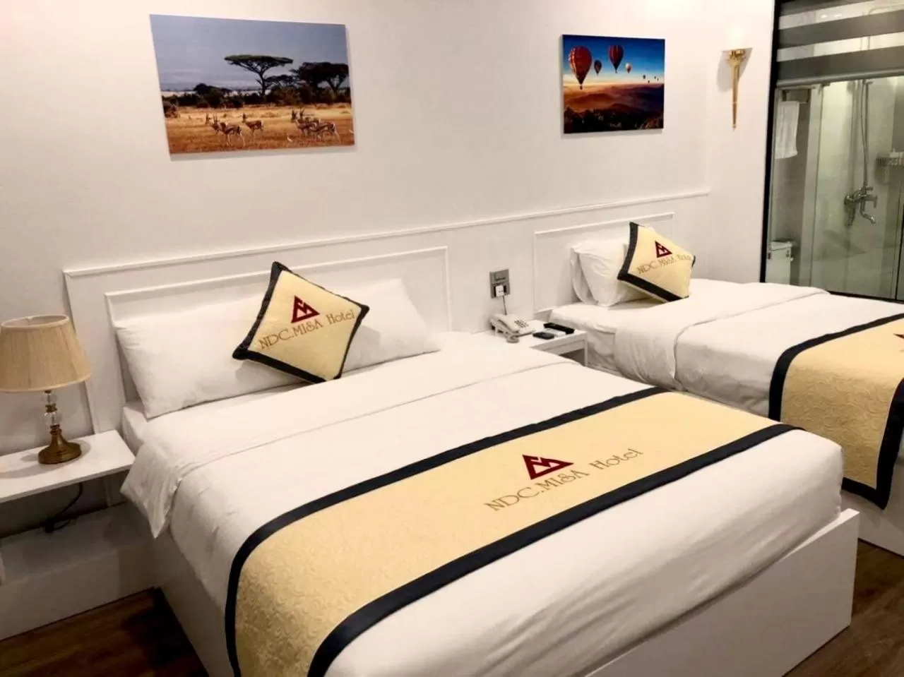 Bed in NDC MISA HOTEL