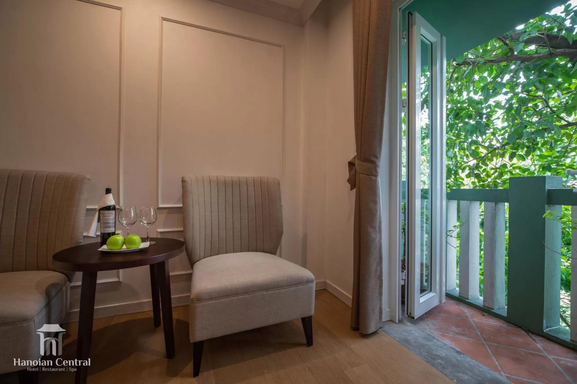 Balcony/Terrace in Hanoian Central Hotel & Spa