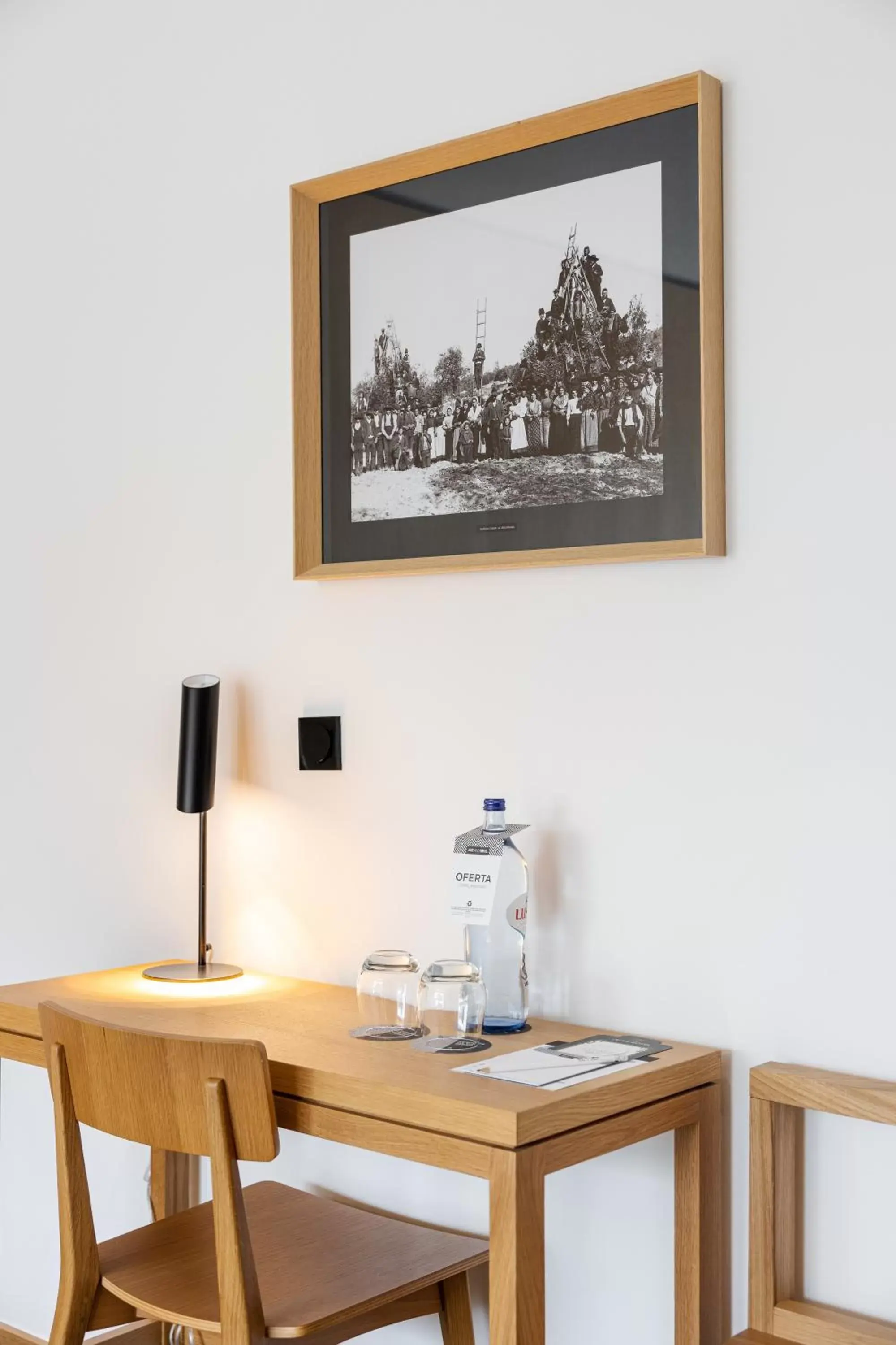 Decorative detail, TV/Entertainment Center in Evora Olive Hotel