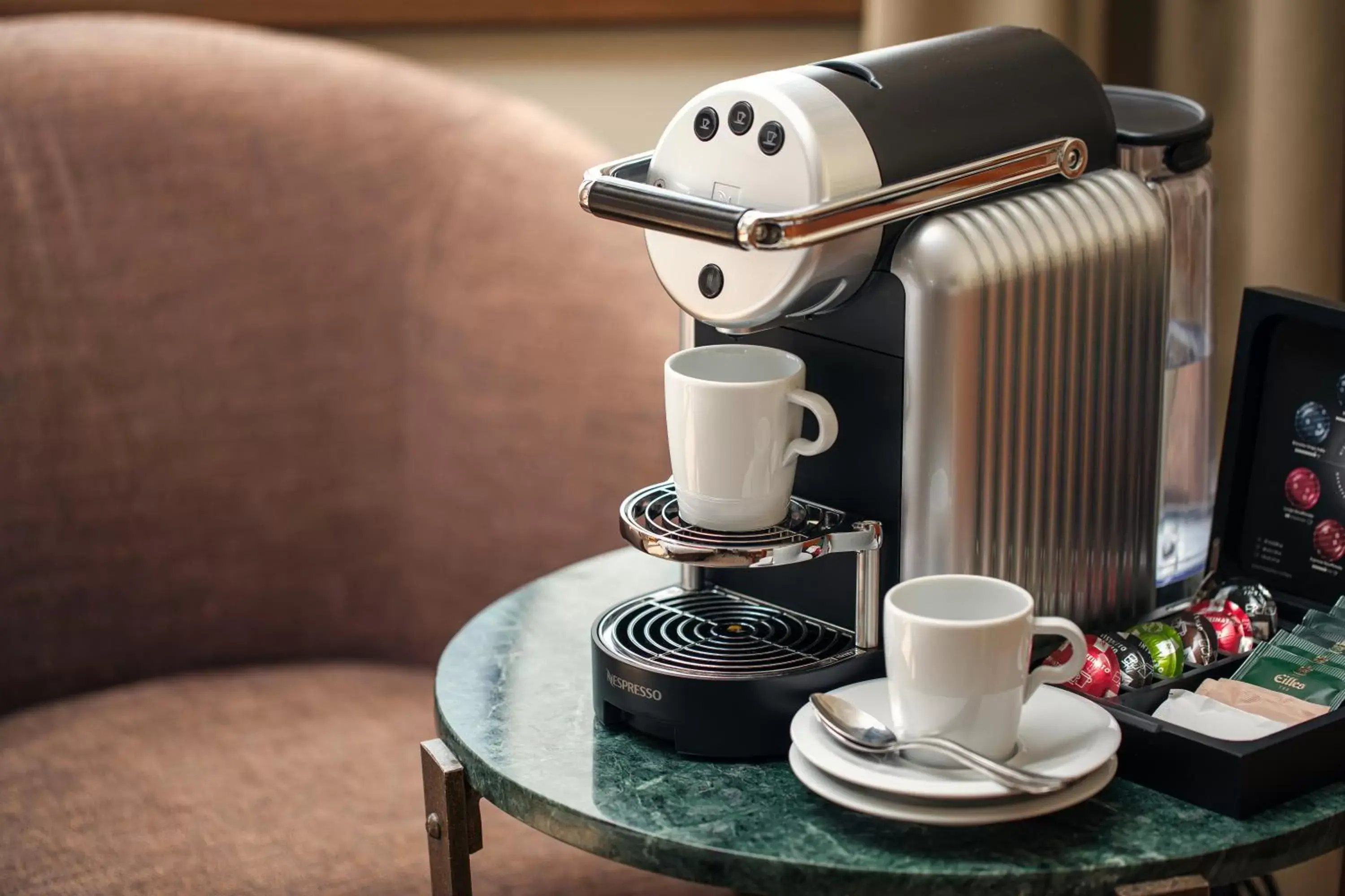 Coffee/Tea Facilities in Corinthia Hotel Prague