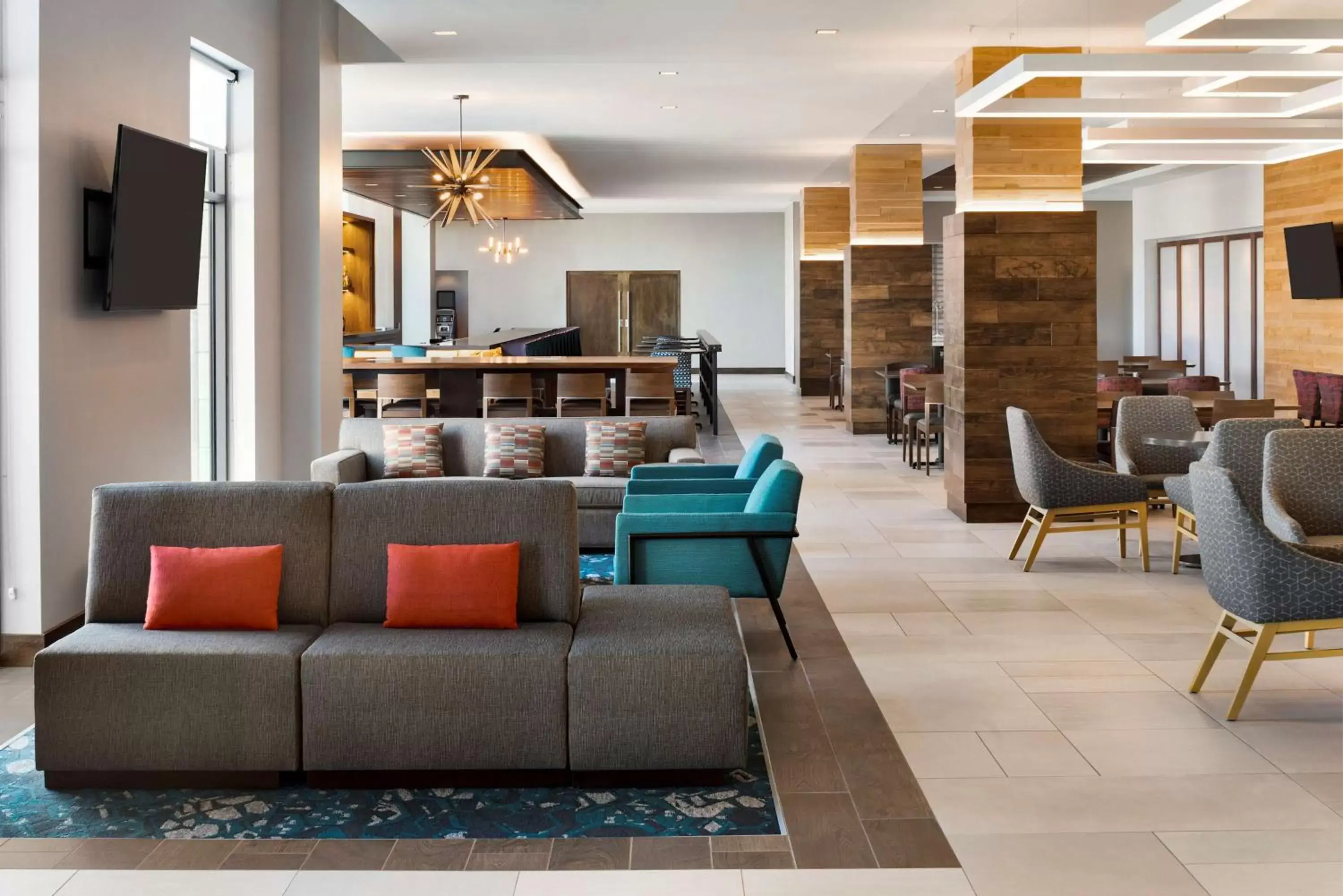 Lobby or reception in Hilton Garden Inn Milwaukee Brookfield Conference Center Lobby or reception in Hilton Garden Inn Milwaukee Brookfield Conference Center