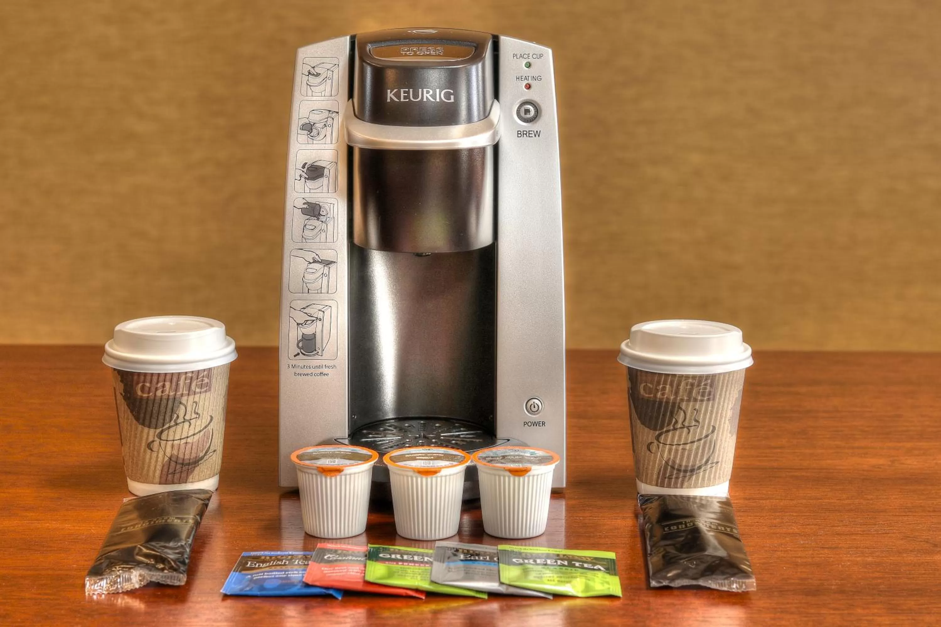 Coffee/tea facilities in The Ramsey Hotel and Convention Center